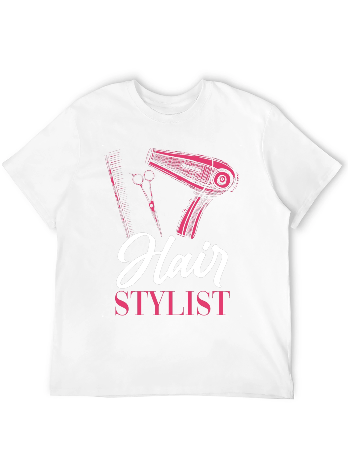 Hair Stylist Graphic T-Shirt - Black