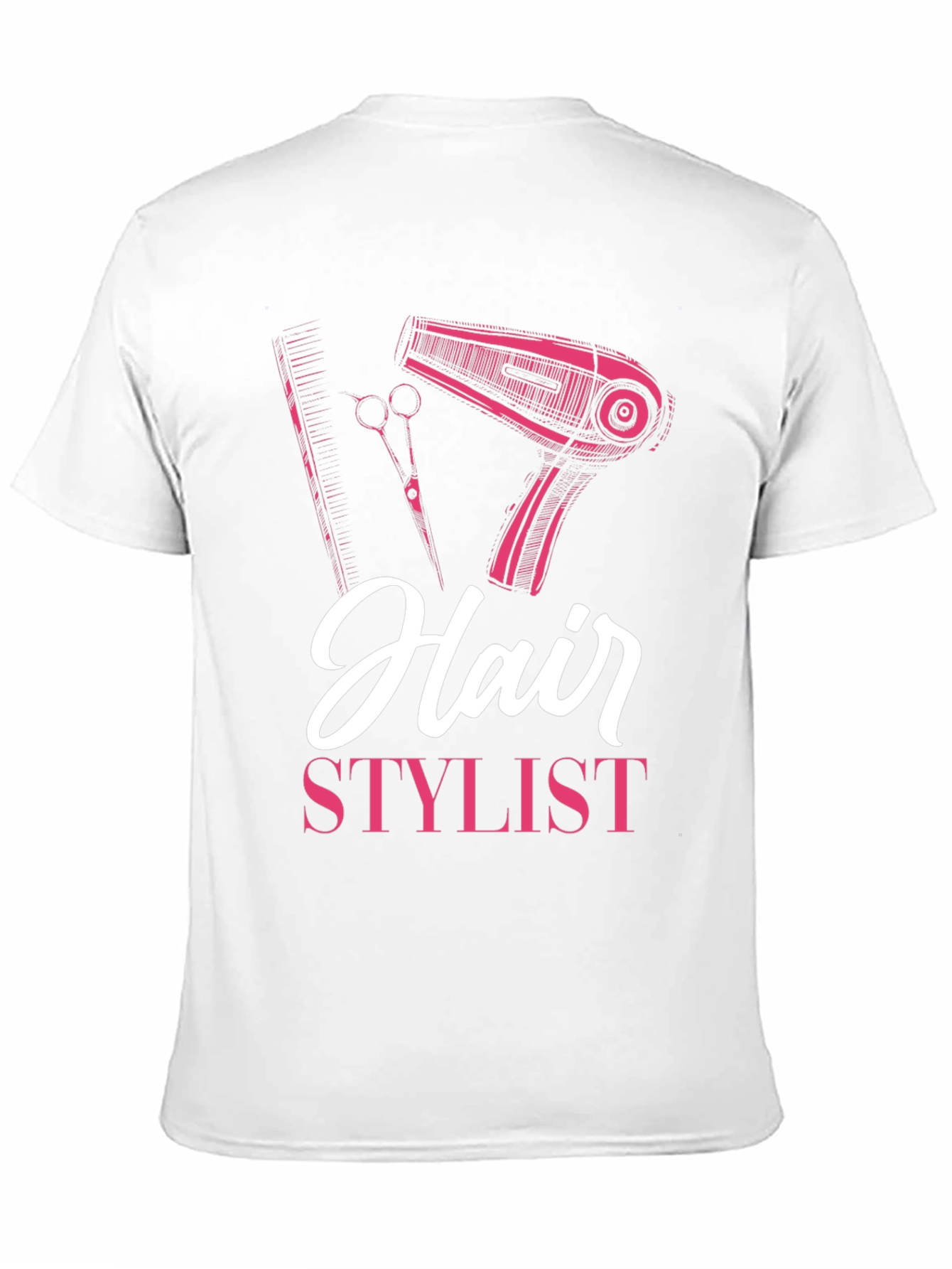 Hair Stylist Graphic T-Shirt - Black
