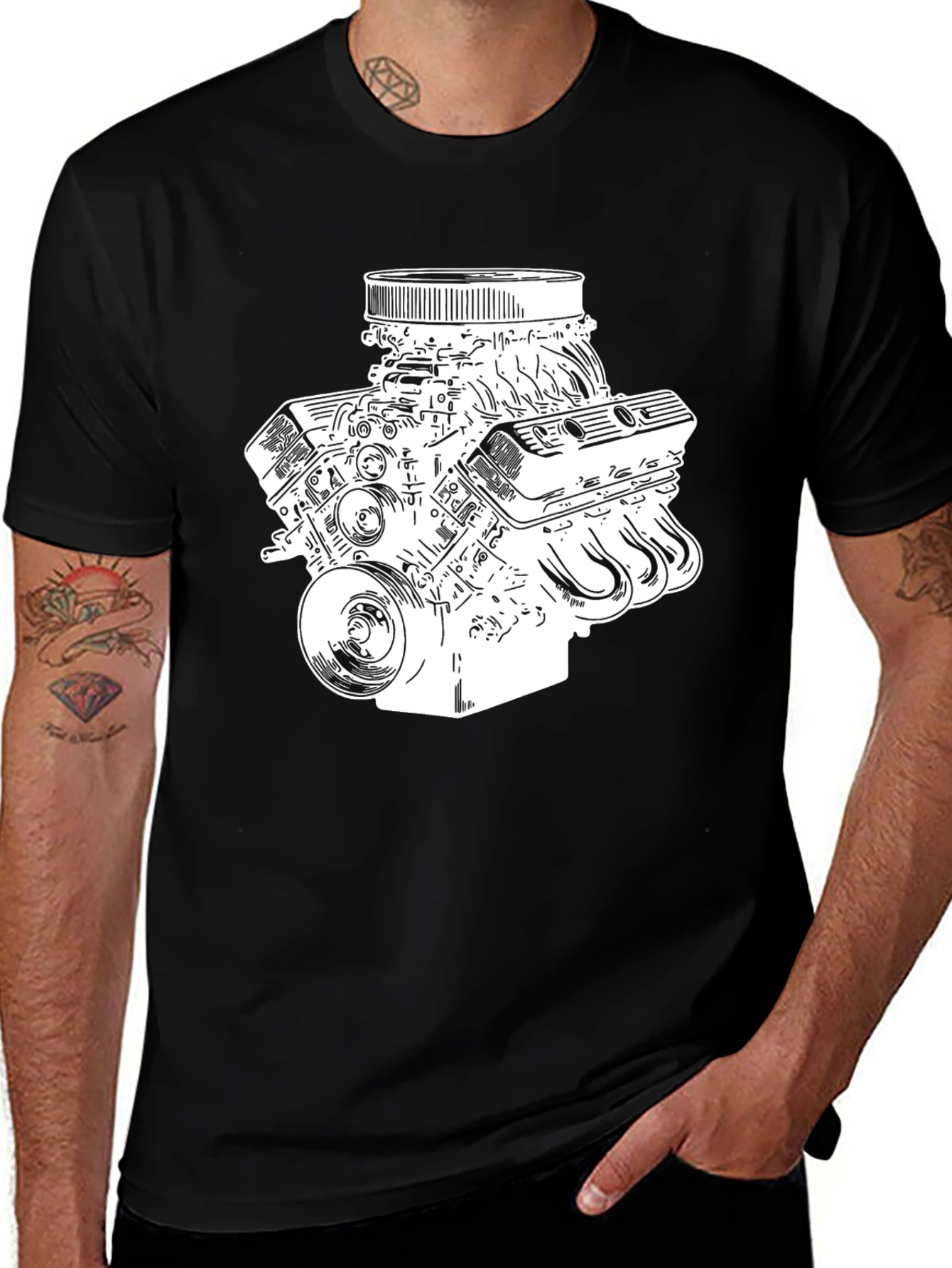 Engine Graphic T-Shirt