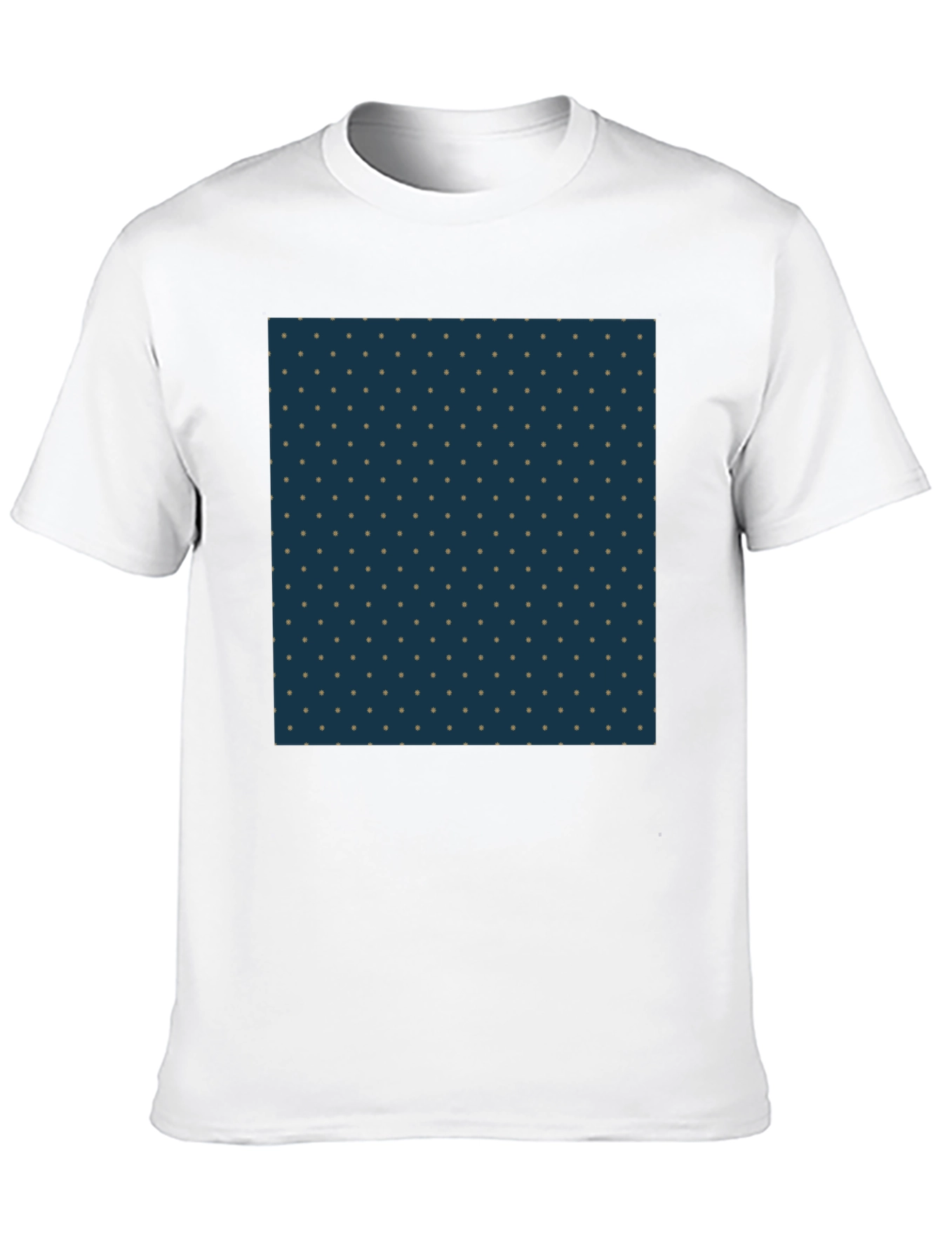 Navy Polka Dot Tee - Classic Casual Style