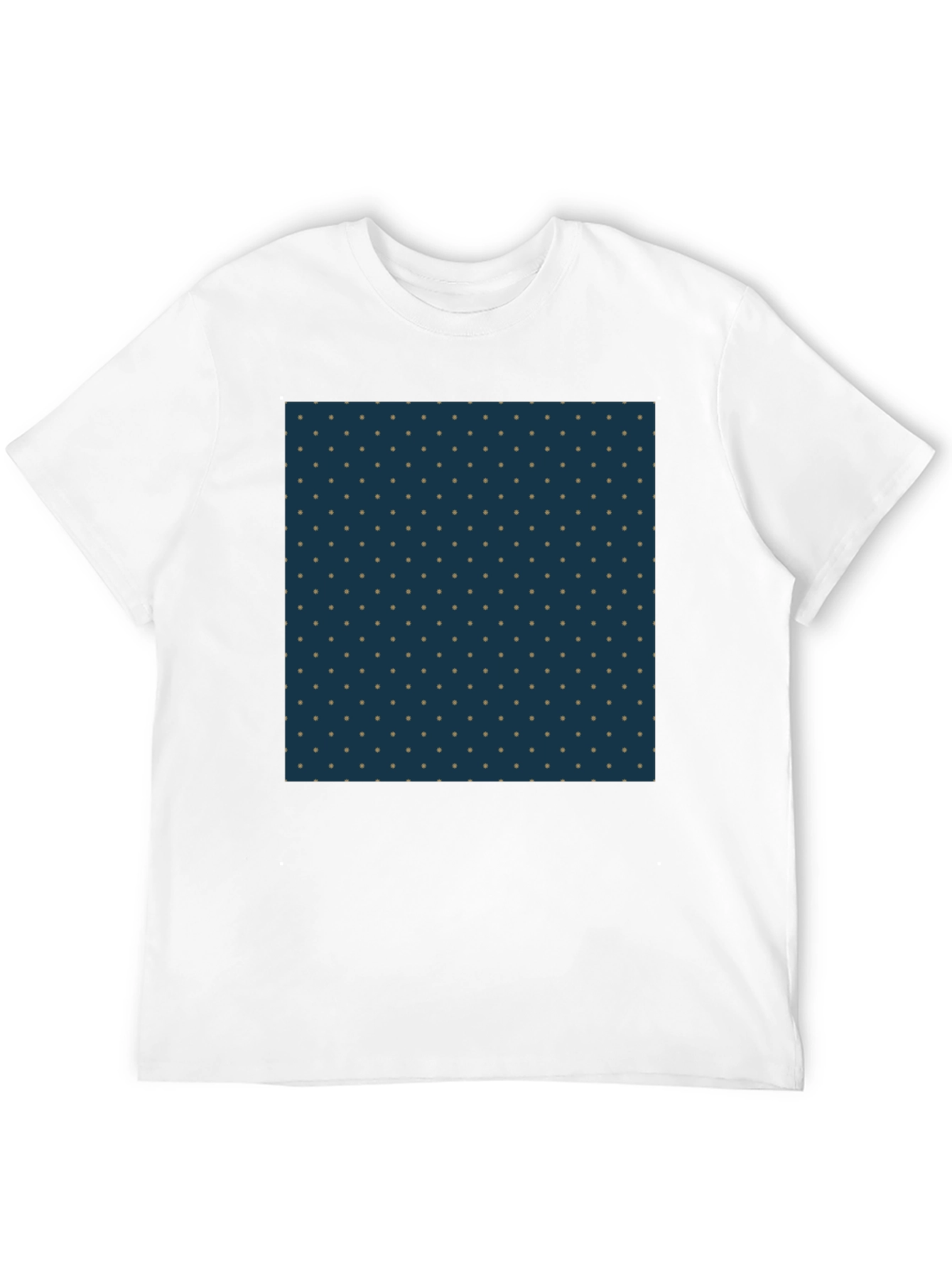 Navy Polka Dot Tee - Classic Casual Style