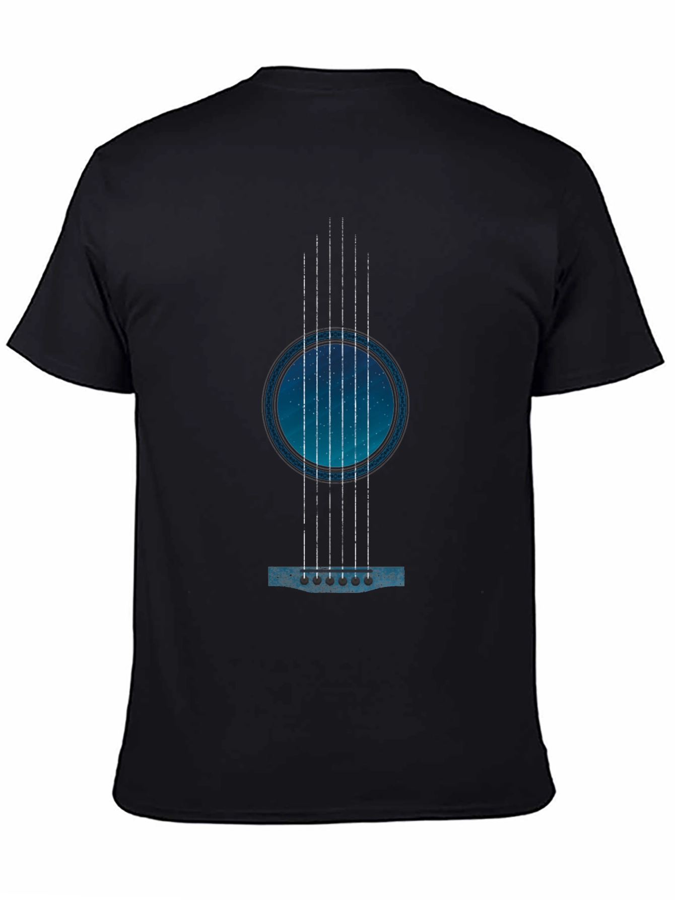Guitar Galaxy Black T-Shirt