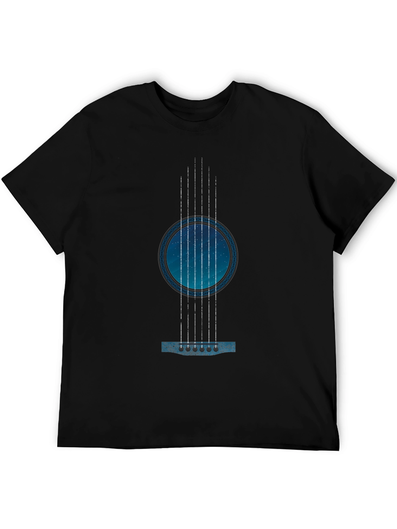 Guitar Galaxy Black T-Shirt
