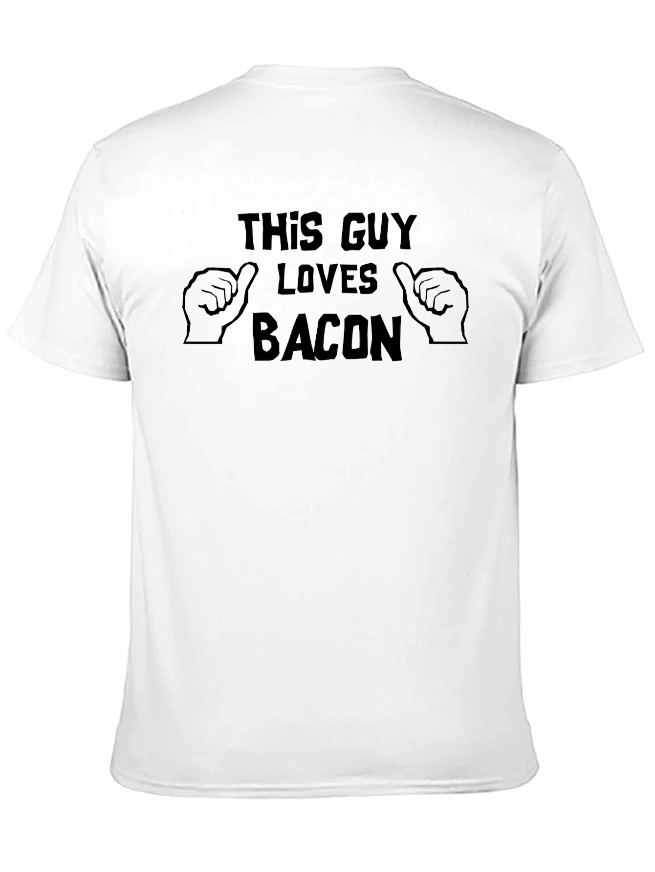 This Guy Loves Bacon T-Shirt - Funny Graphic Tee
