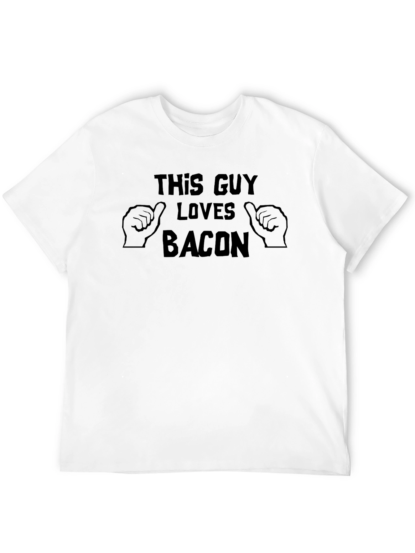 This Guy Loves Bacon T-Shirt - Funny Graphic Tee