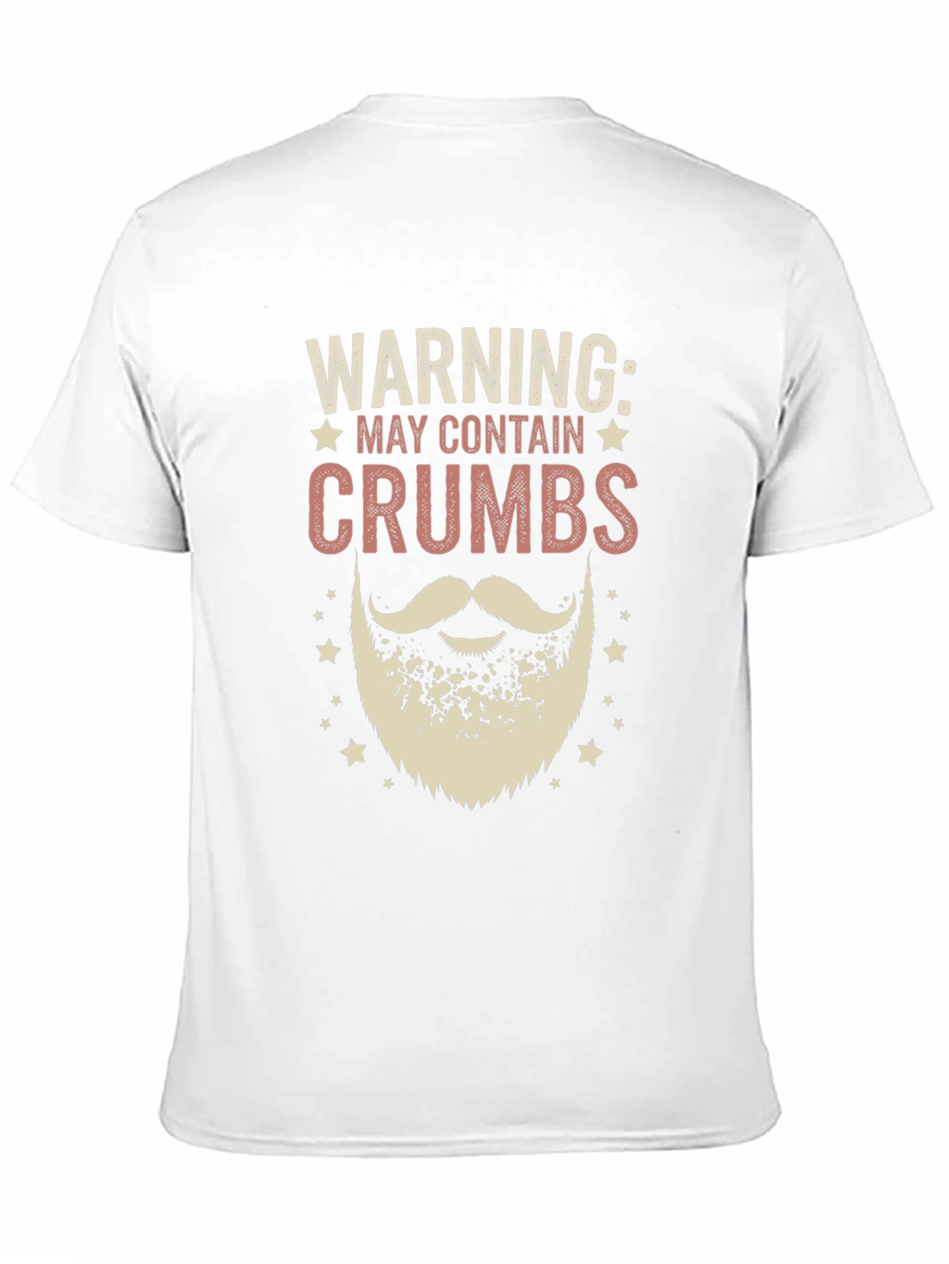 Warning May Contain Crumbs Beard T-Shirt
