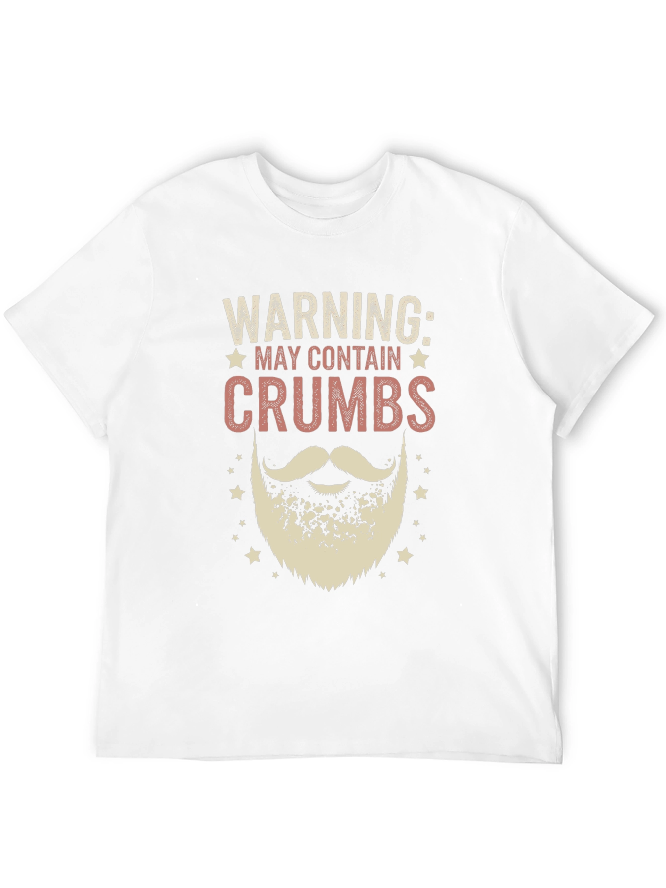Warning May Contain Crumbs Beard T-Shirt