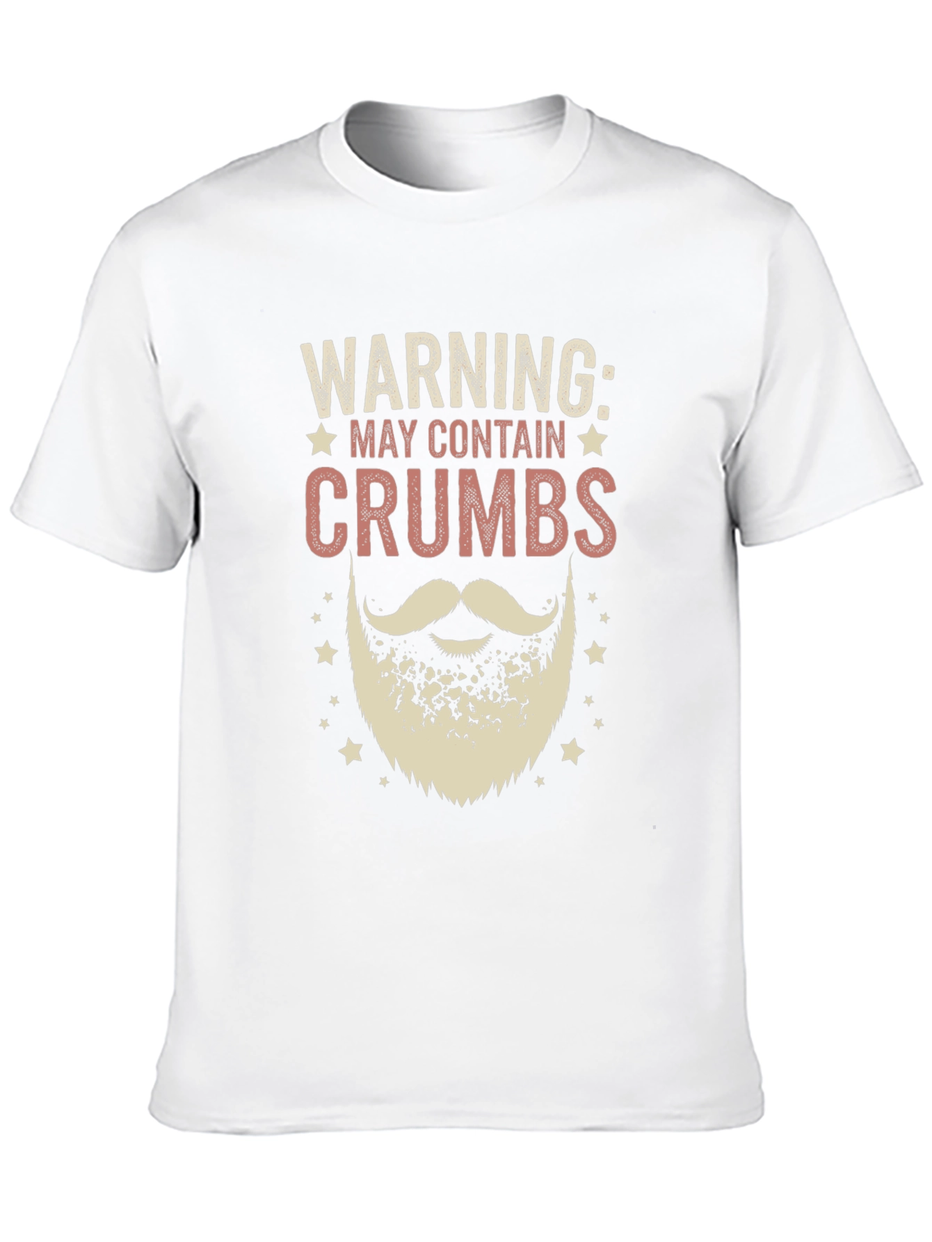 Warning May Contain Crumbs Beard T-Shirt