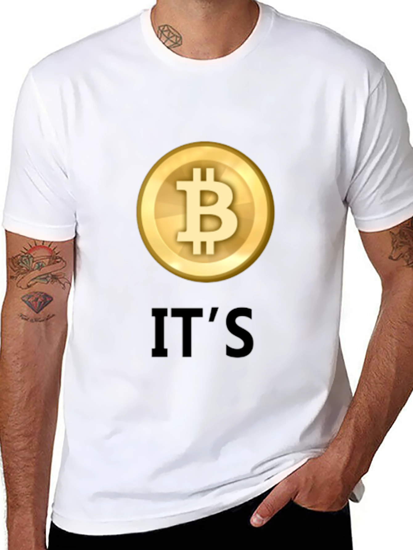 Bitcoin Crypto Gold Coin ITS T-Shirt