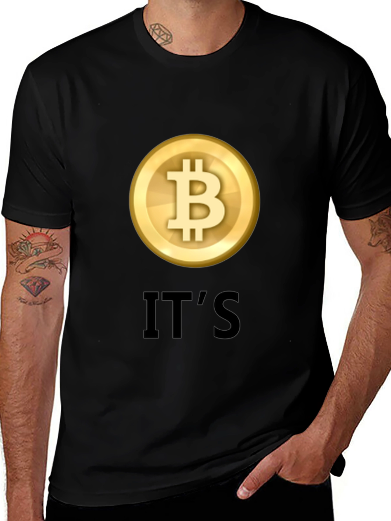 Bitcoin Crypto Gold Coin ITS T-Shirt