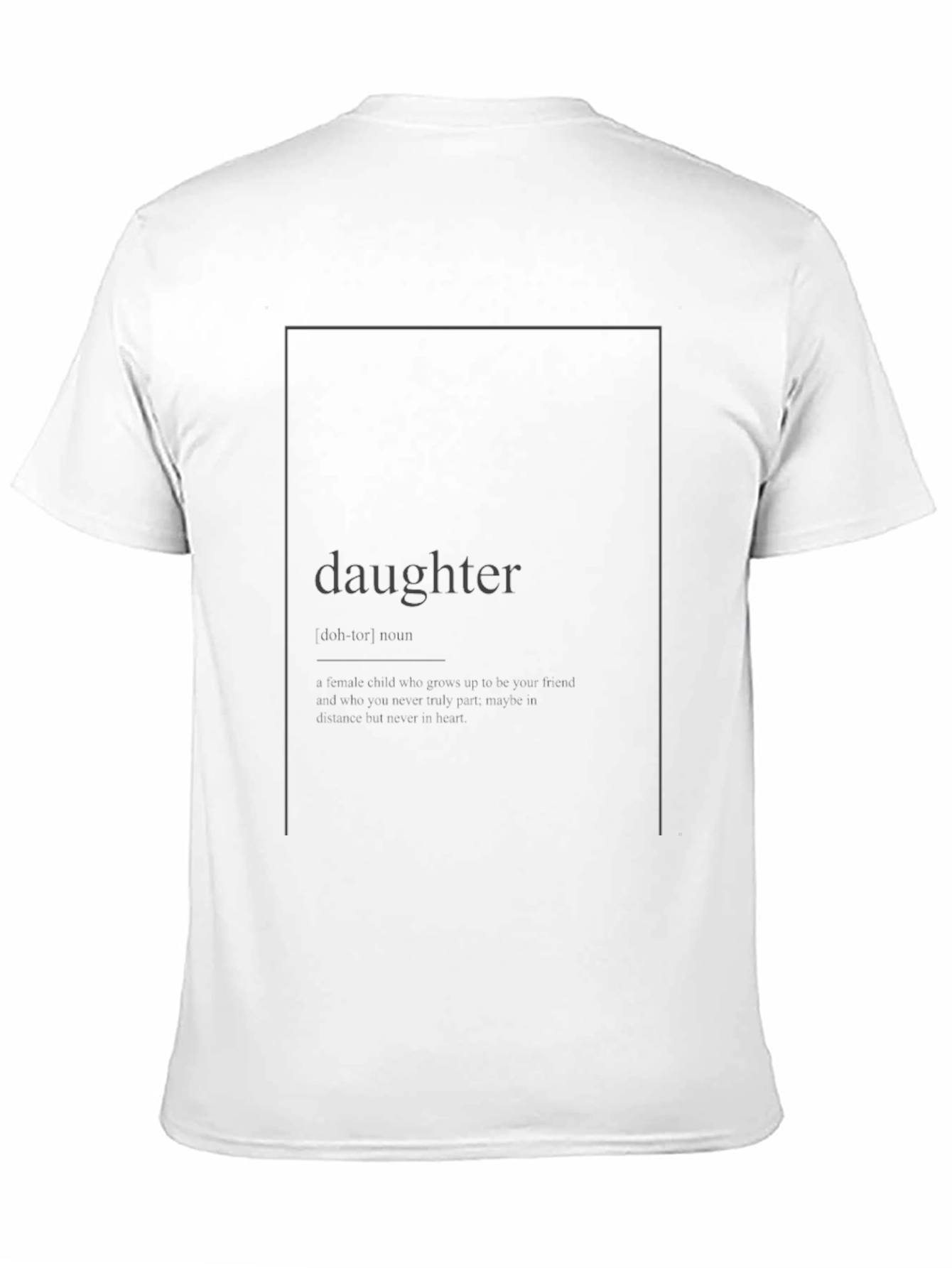 Daughter Definition T-Shirt - Black