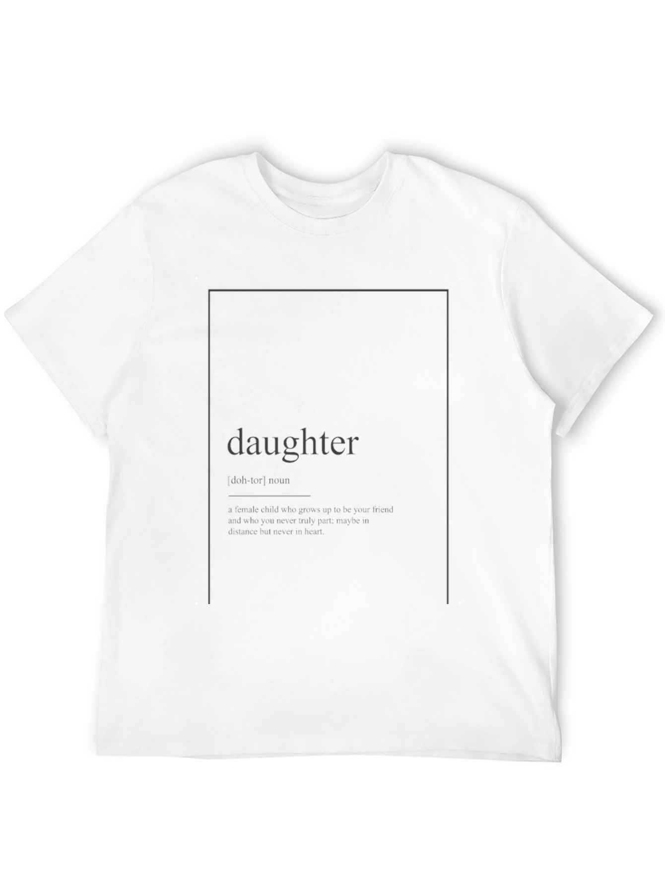 Daughter Definition T-Shirt - Black
