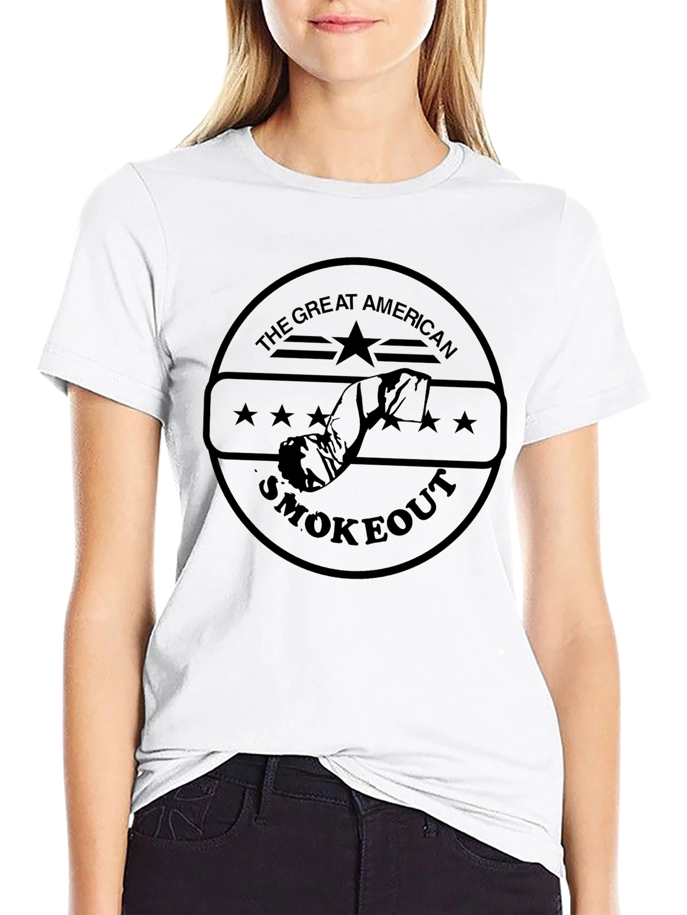 The Great American Smokeout Black T-Shirt