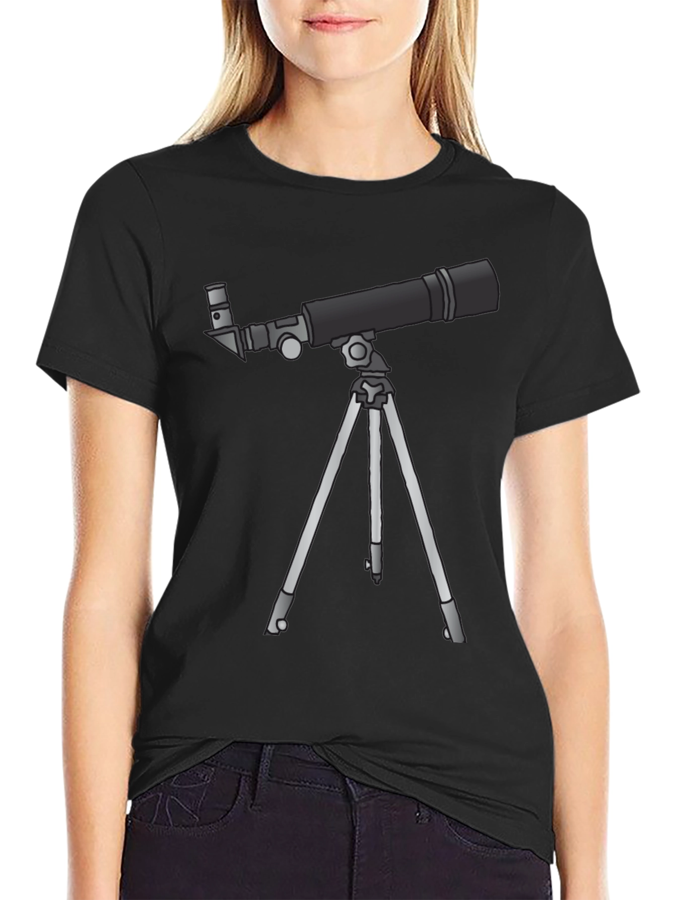 Telescope Graphic Tee - Stargazer Style