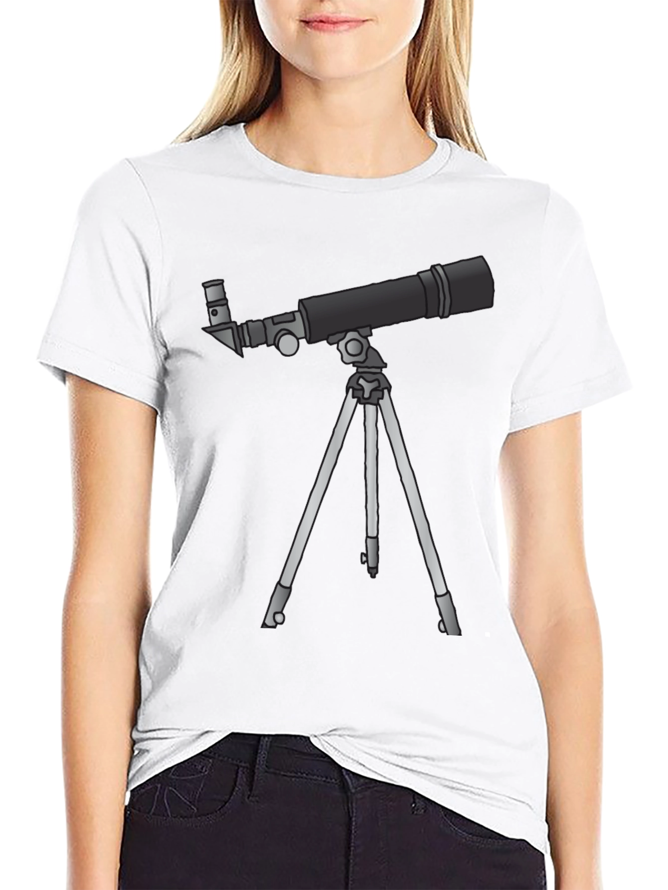 Telescope Graphic Tee - Stargazer Style