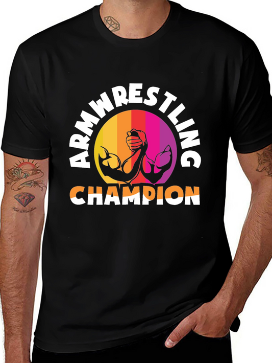 Arm Wrestling Champion Graphic T-Shirt