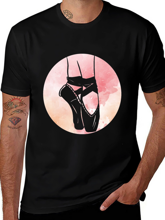 Ballet Shoes Graphic Tee - Dance Lovers Black T-Shirt