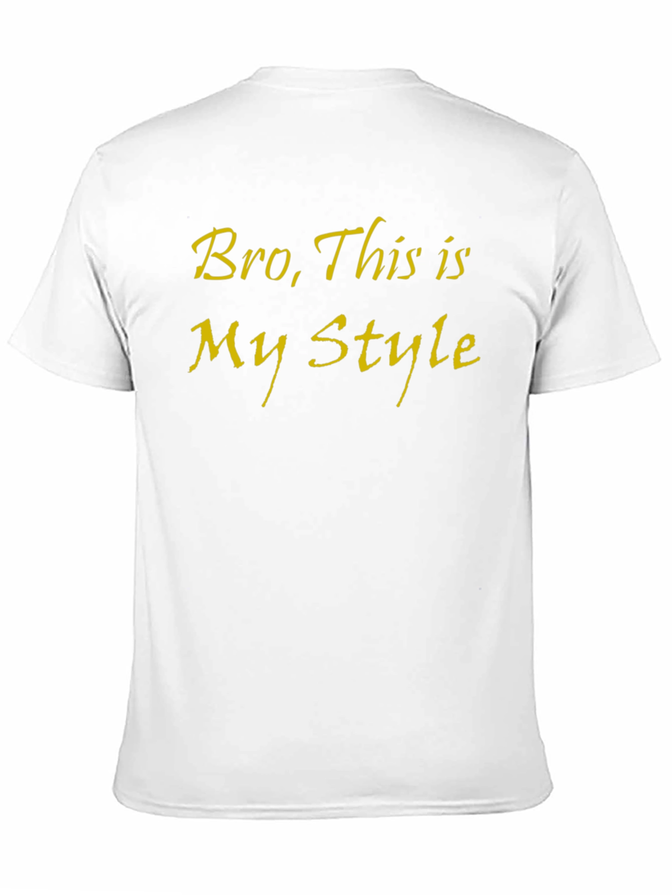 Bro This is My Style Tee - Black