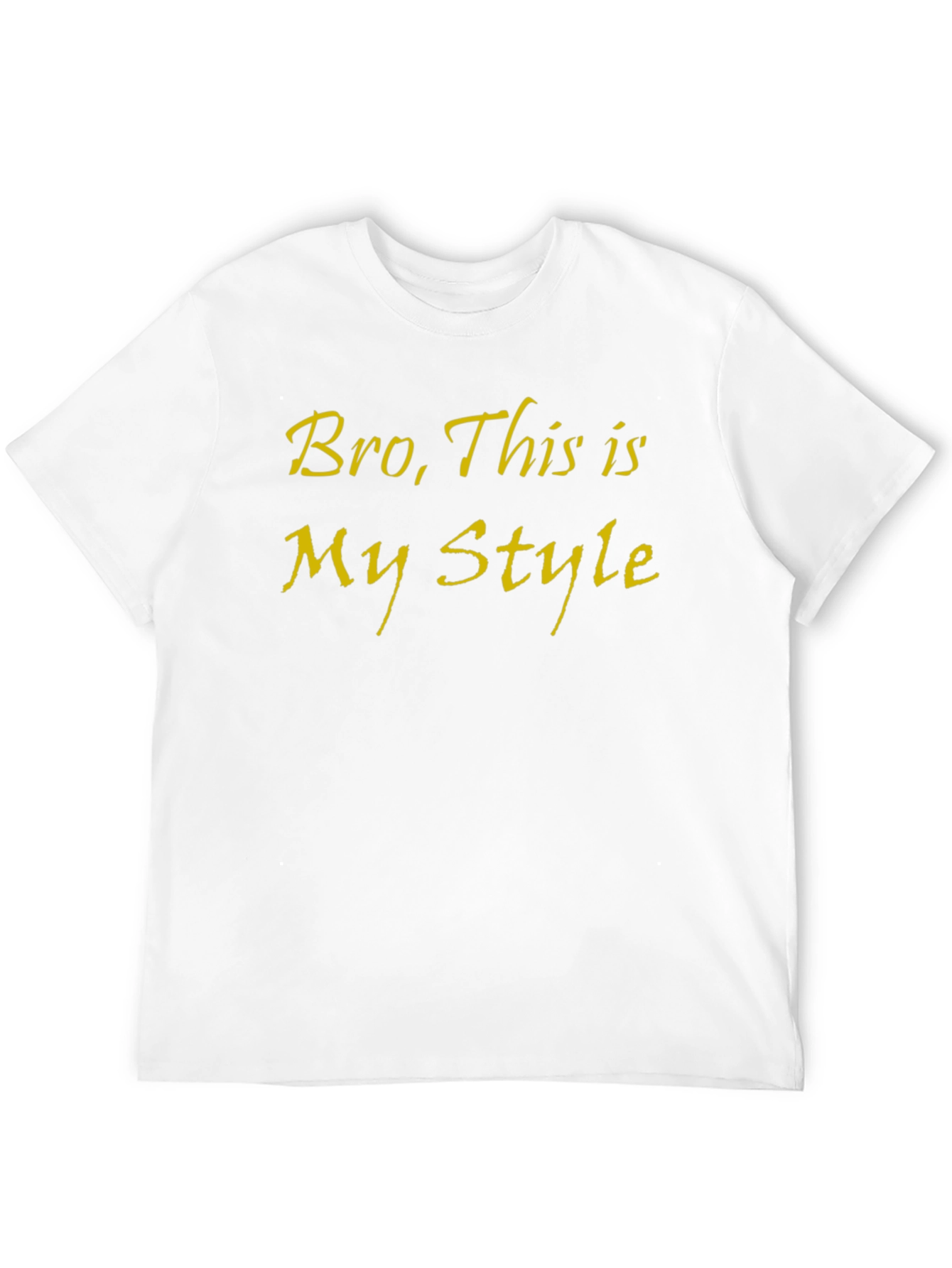 Bro This is My Style Tee - Black