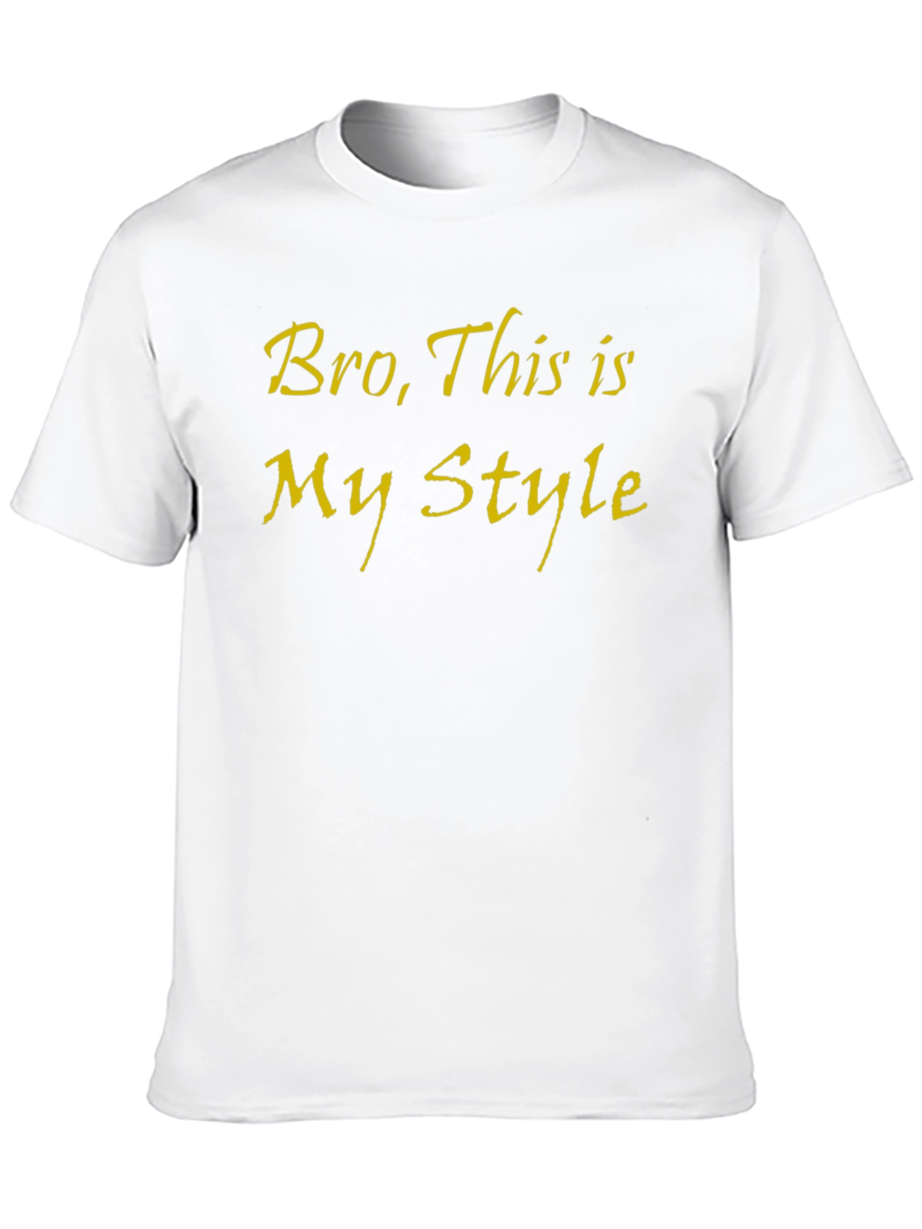 Bro This is My Style Tee - Black