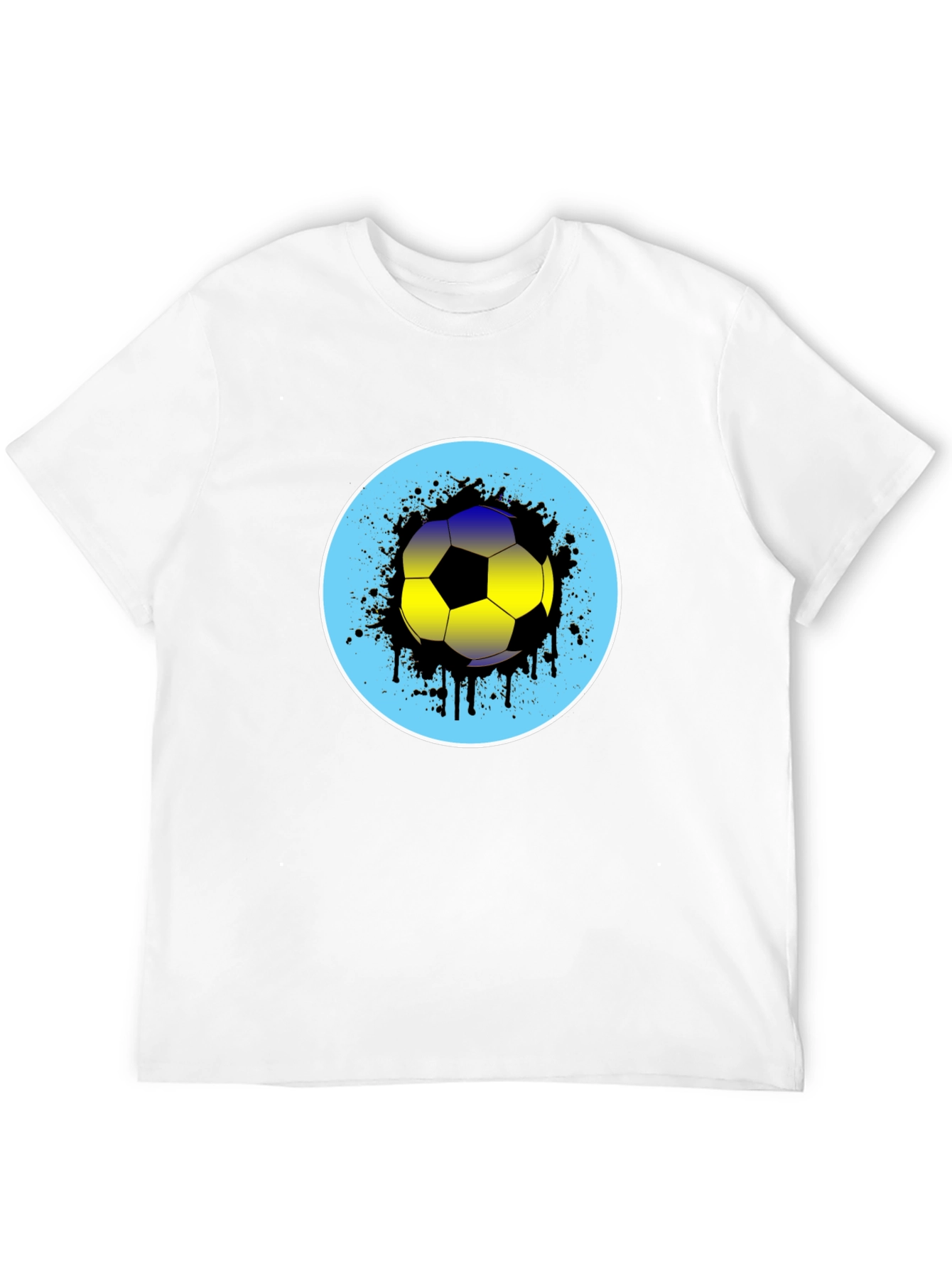 Soccer Ball Splatter Graphic Tee