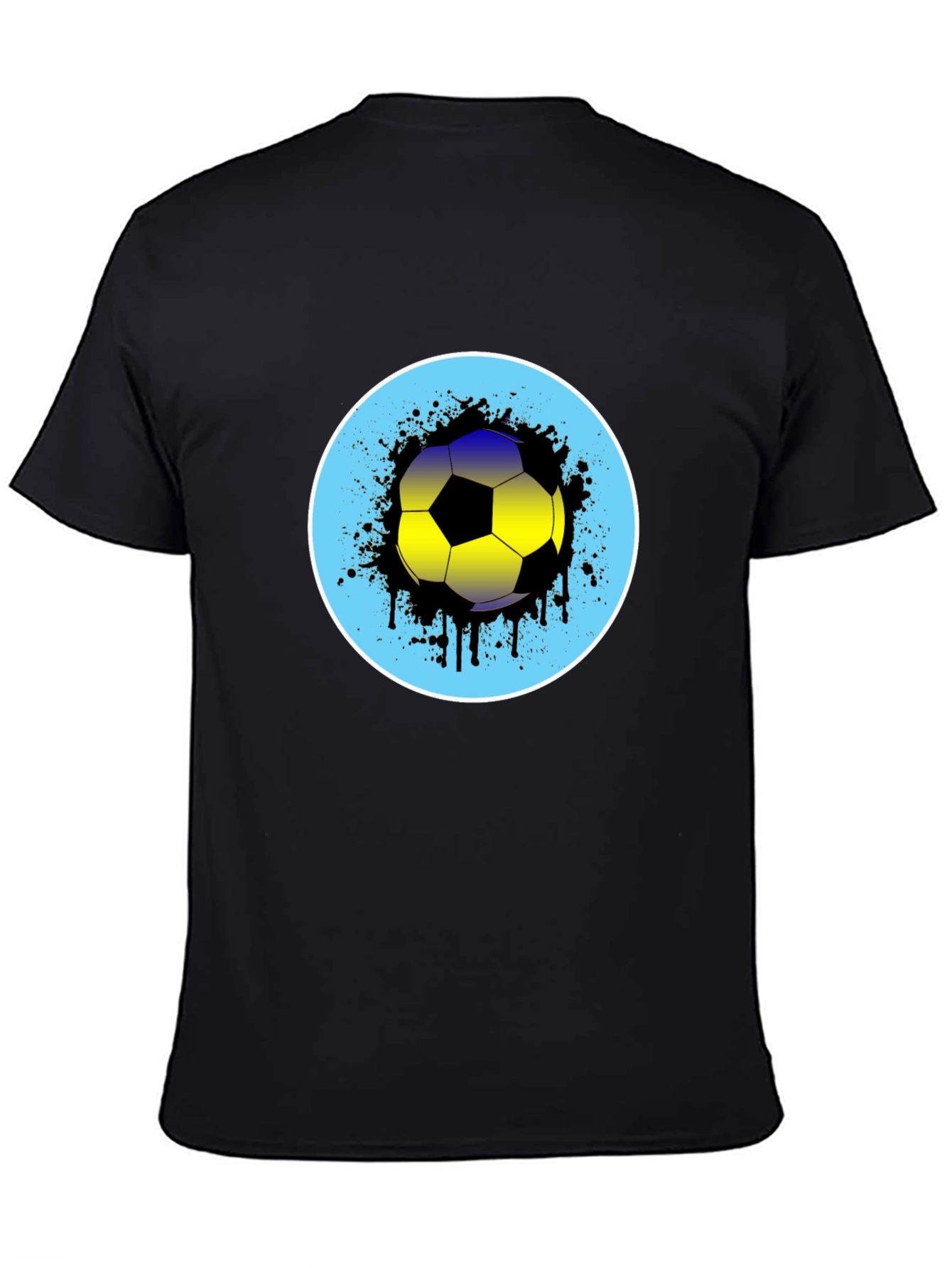 Soccer Ball Splatter Graphic Tee