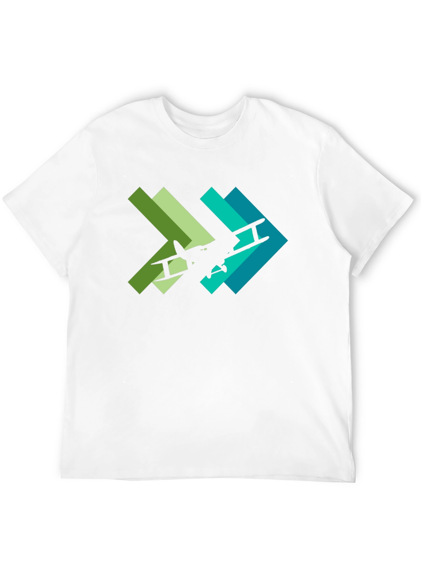 Biplane Arrow Graphic Tee - Aviation Style