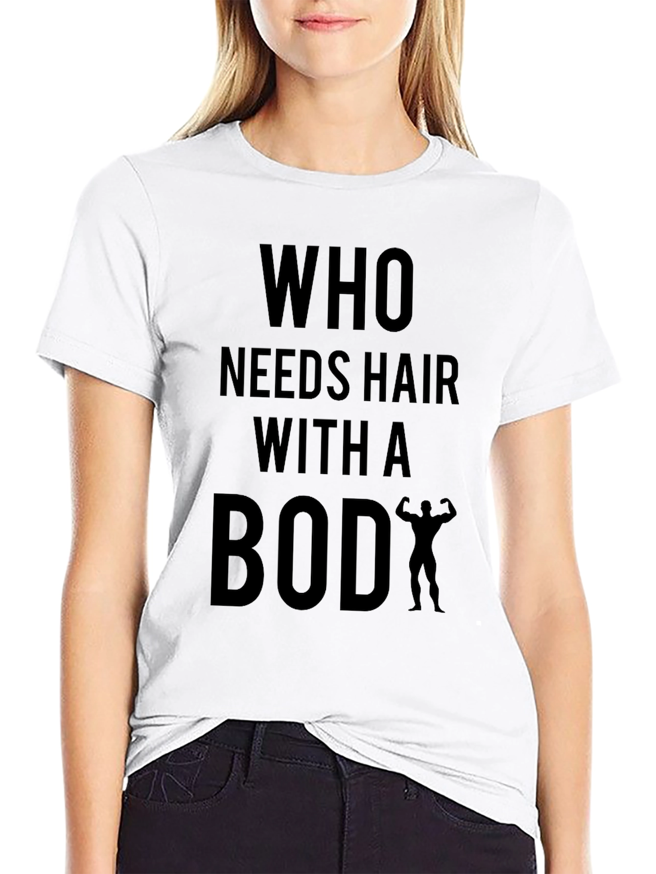 Humorous Baldness Bodybuilder T-Shirt