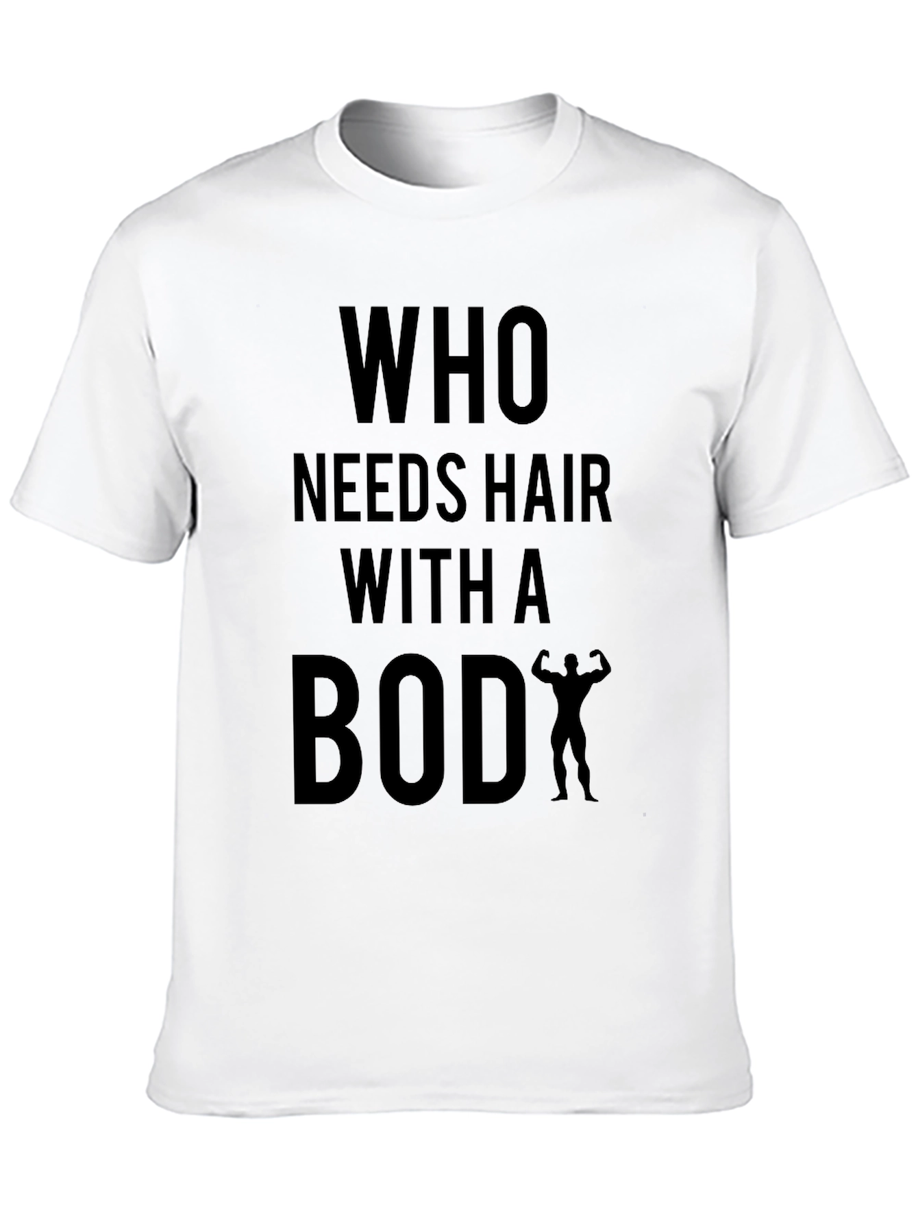 Humorous Baldness Bodybuilder T-Shirt