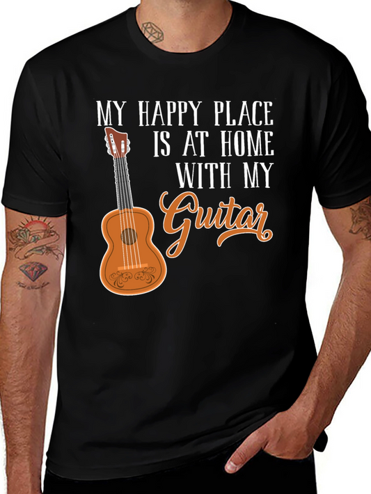 My Happy Place Guitar Graphic T-Shirt