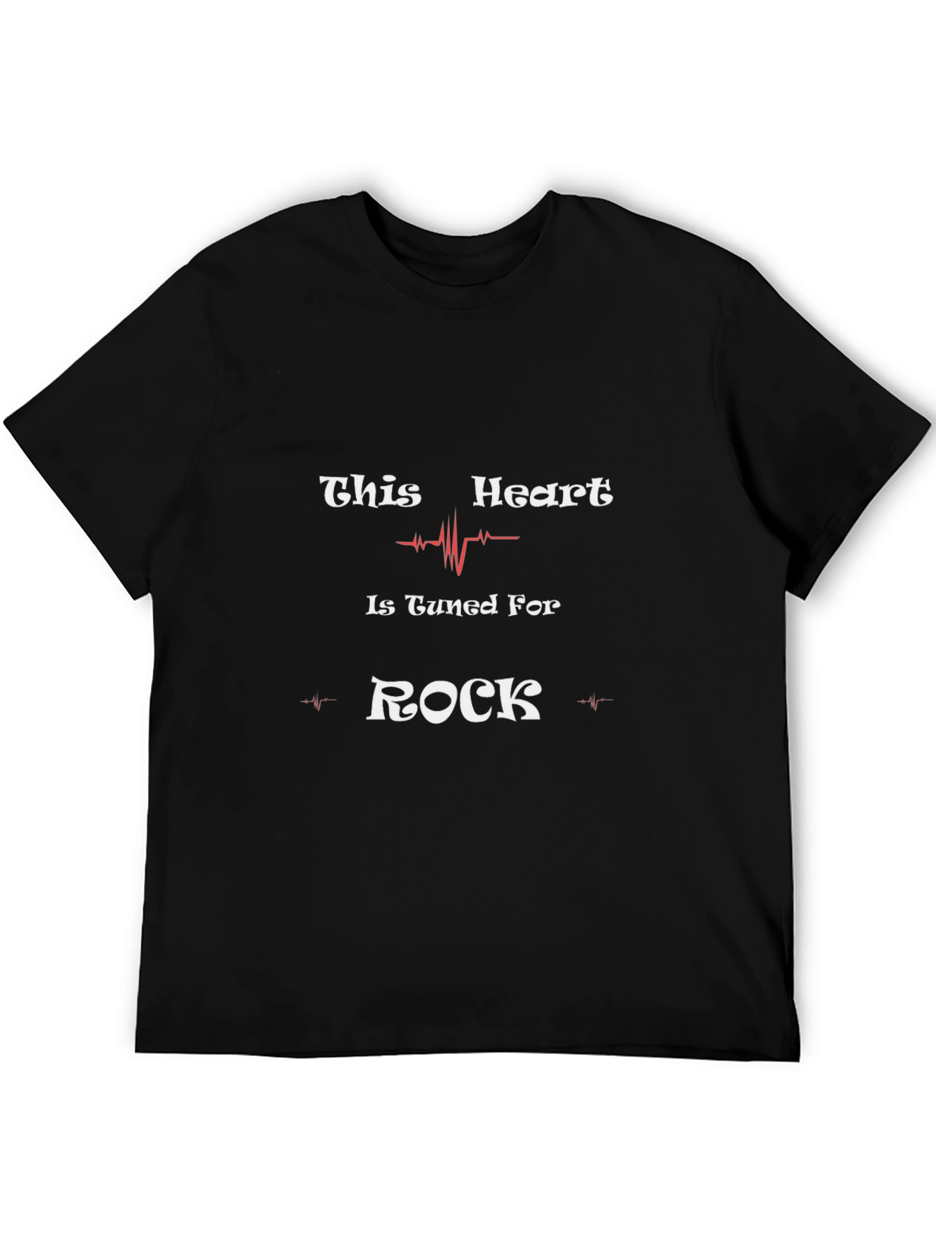 Tuned For Rock Graphic Tee - Black