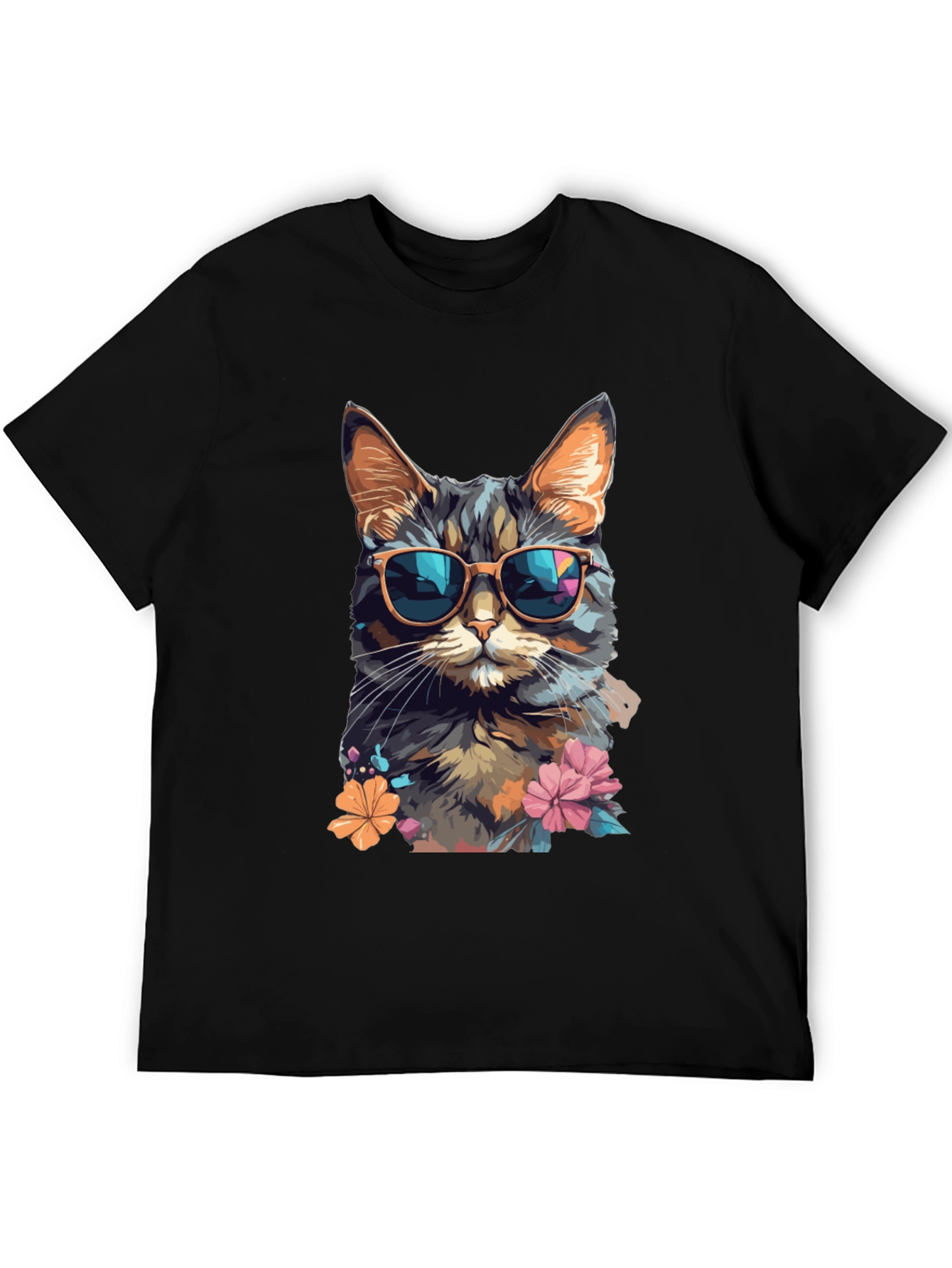 Cool Cat T-Shirt: Stylish Feline Design
