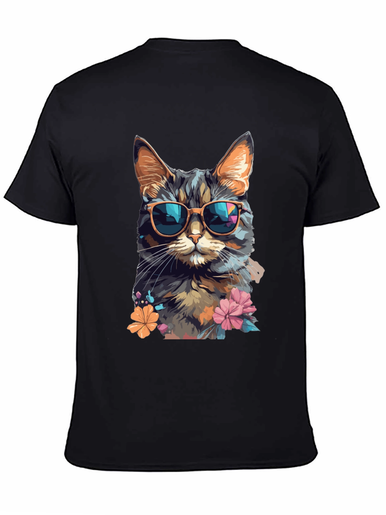 Cool Cat T-Shirt: Stylish Feline Design
