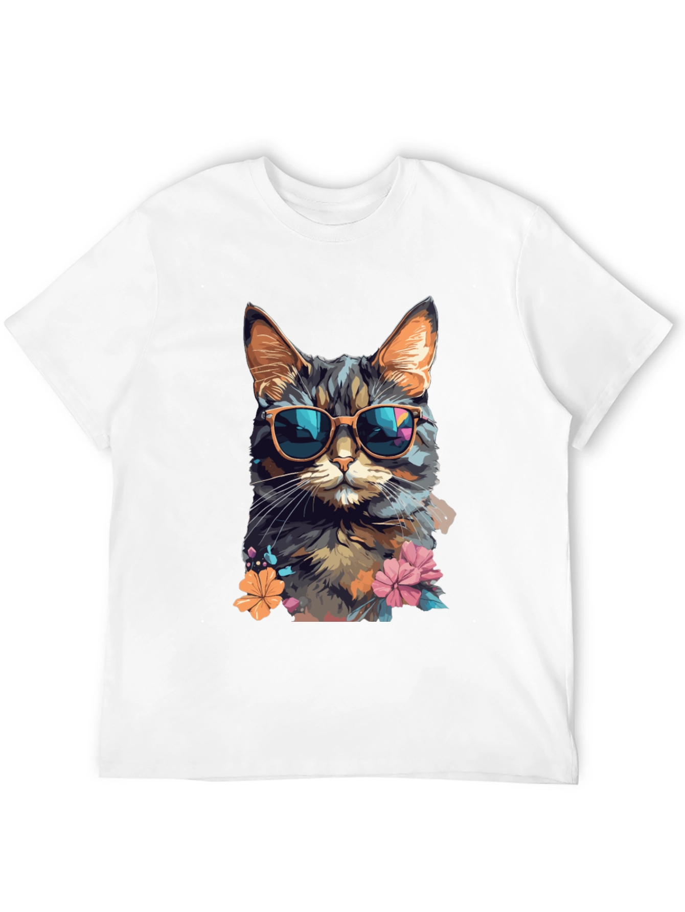 Cool Cat T-Shirt: Stylish Feline Design