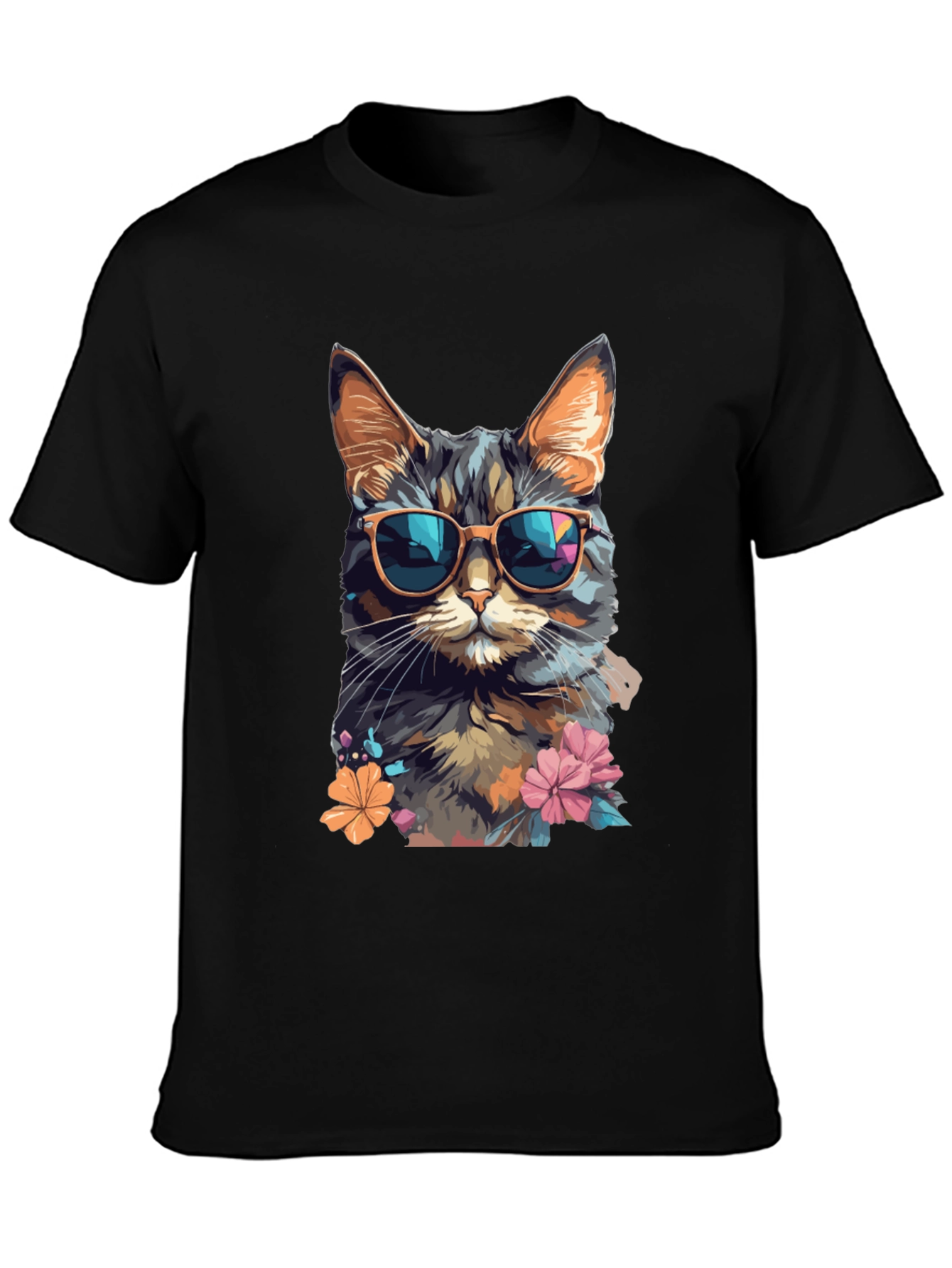 Cool Cat T-Shirt: Stylish Feline Design