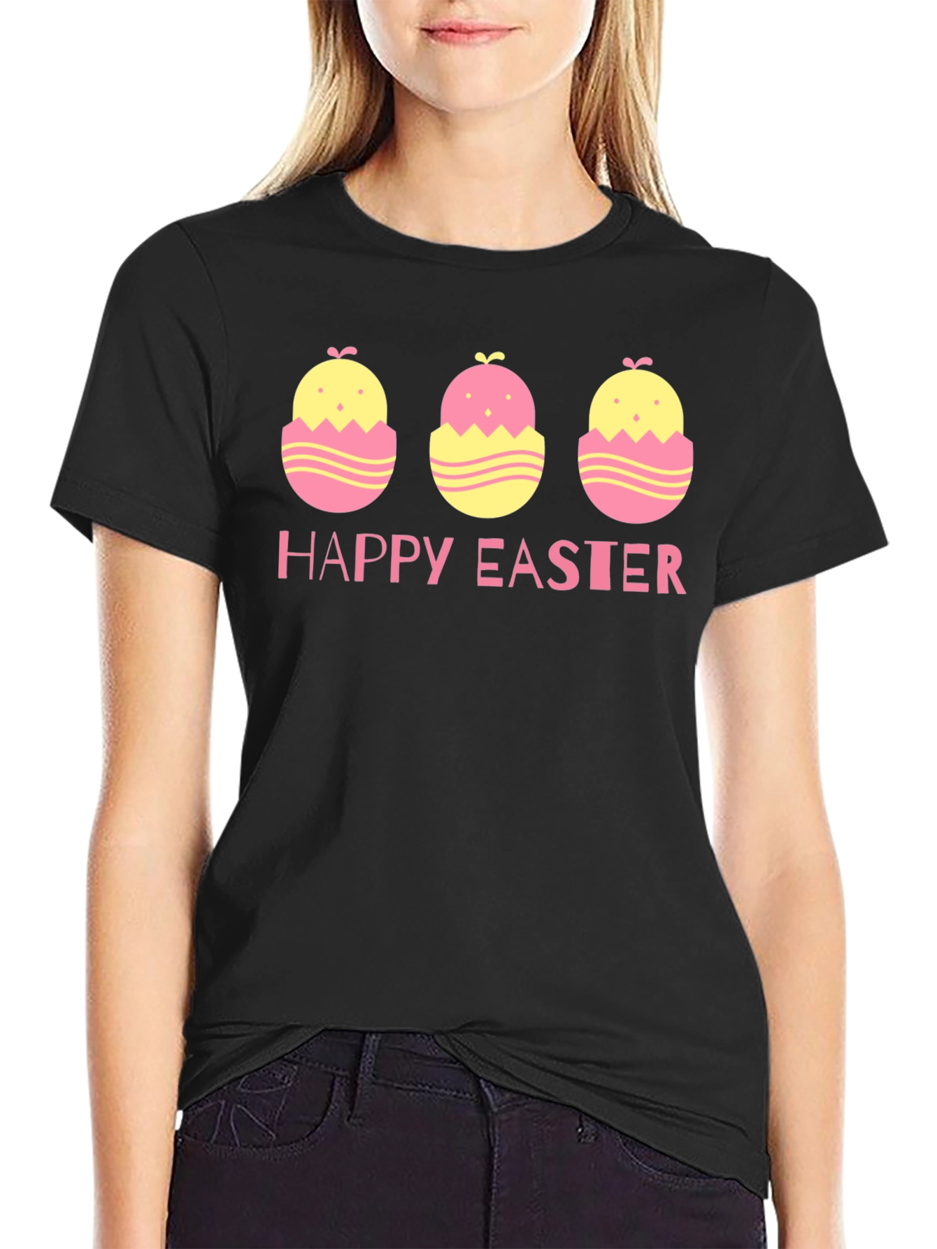 Happy Easter Chick Egg Tee