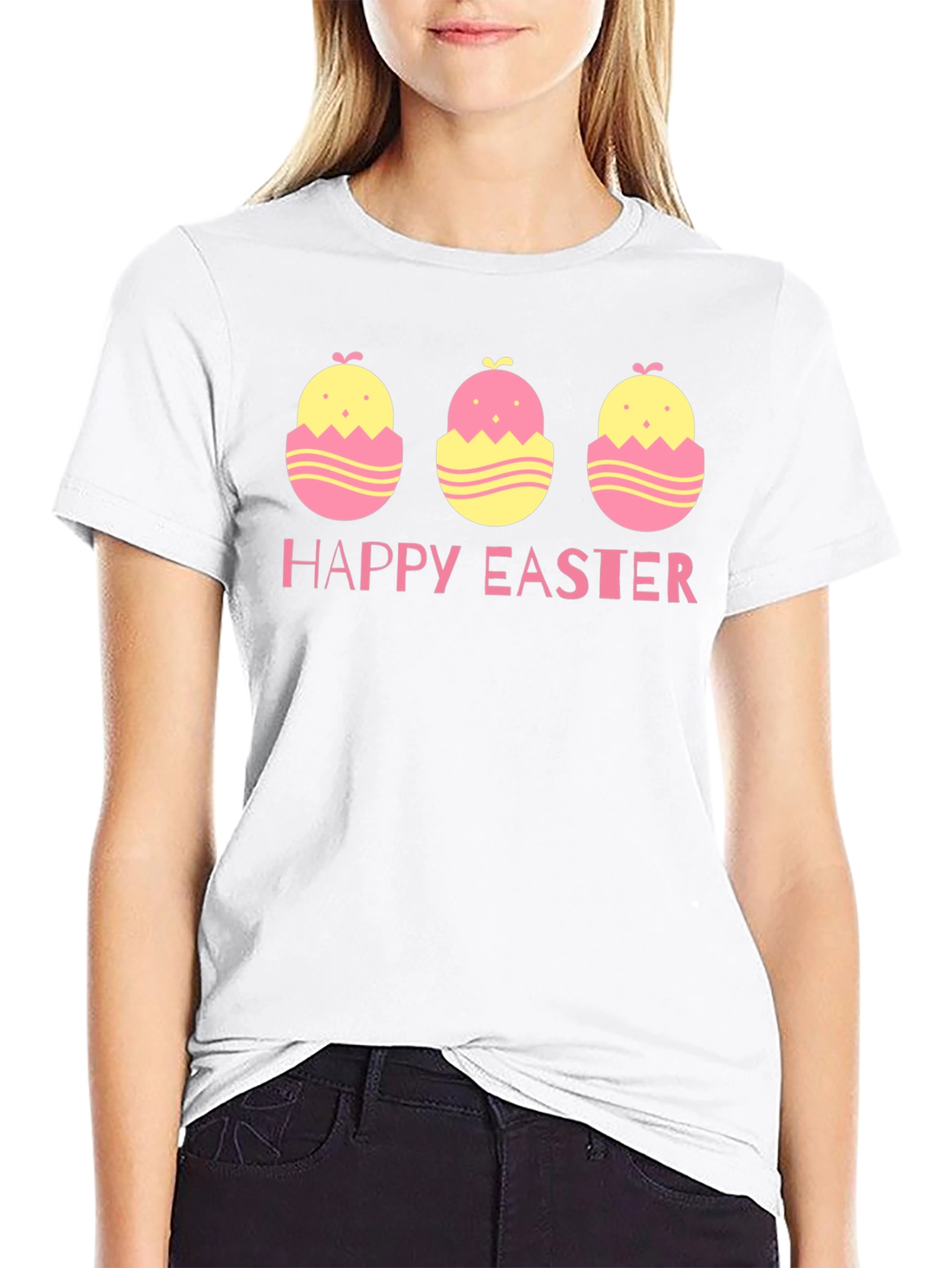 Happy Easter Chick Egg Tee