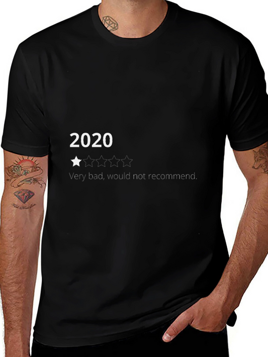 2020 One Star Tee: Funny Graphic Novelty T-Shirt