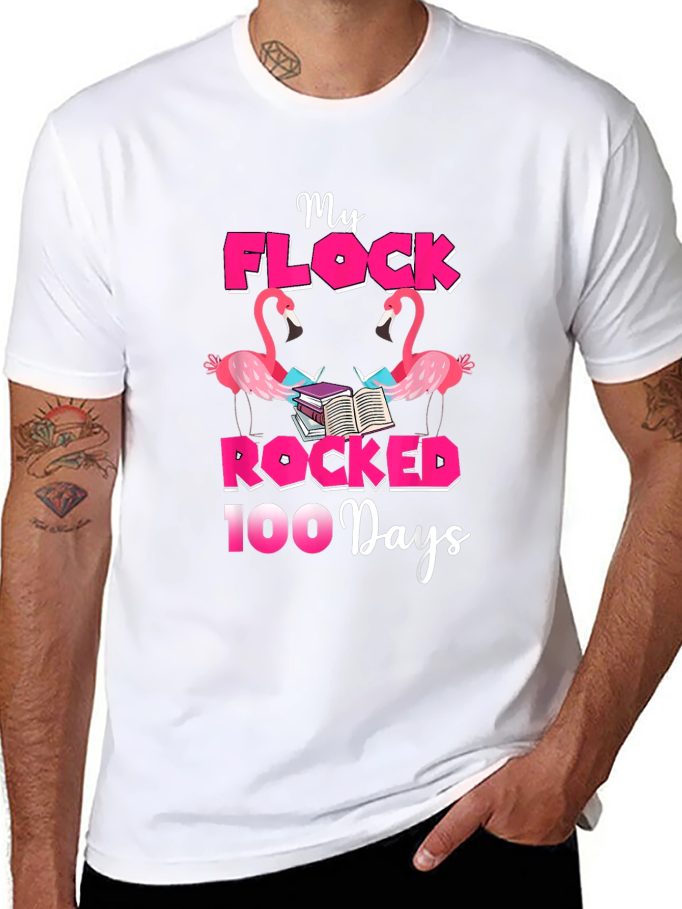 My Flock Rocked 100 Days T-Shirt