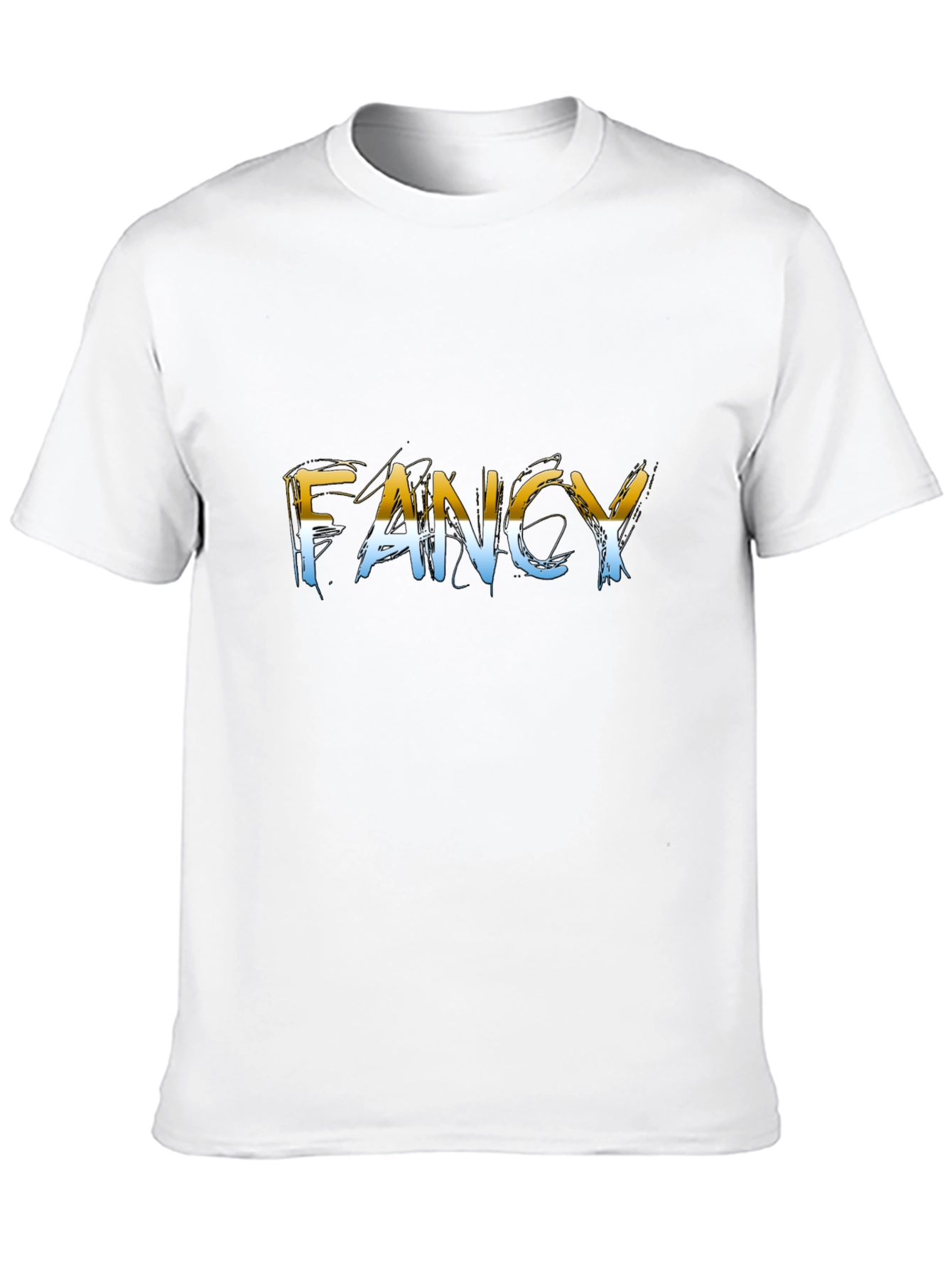 Fancy Graphic Print Black T-Shirt