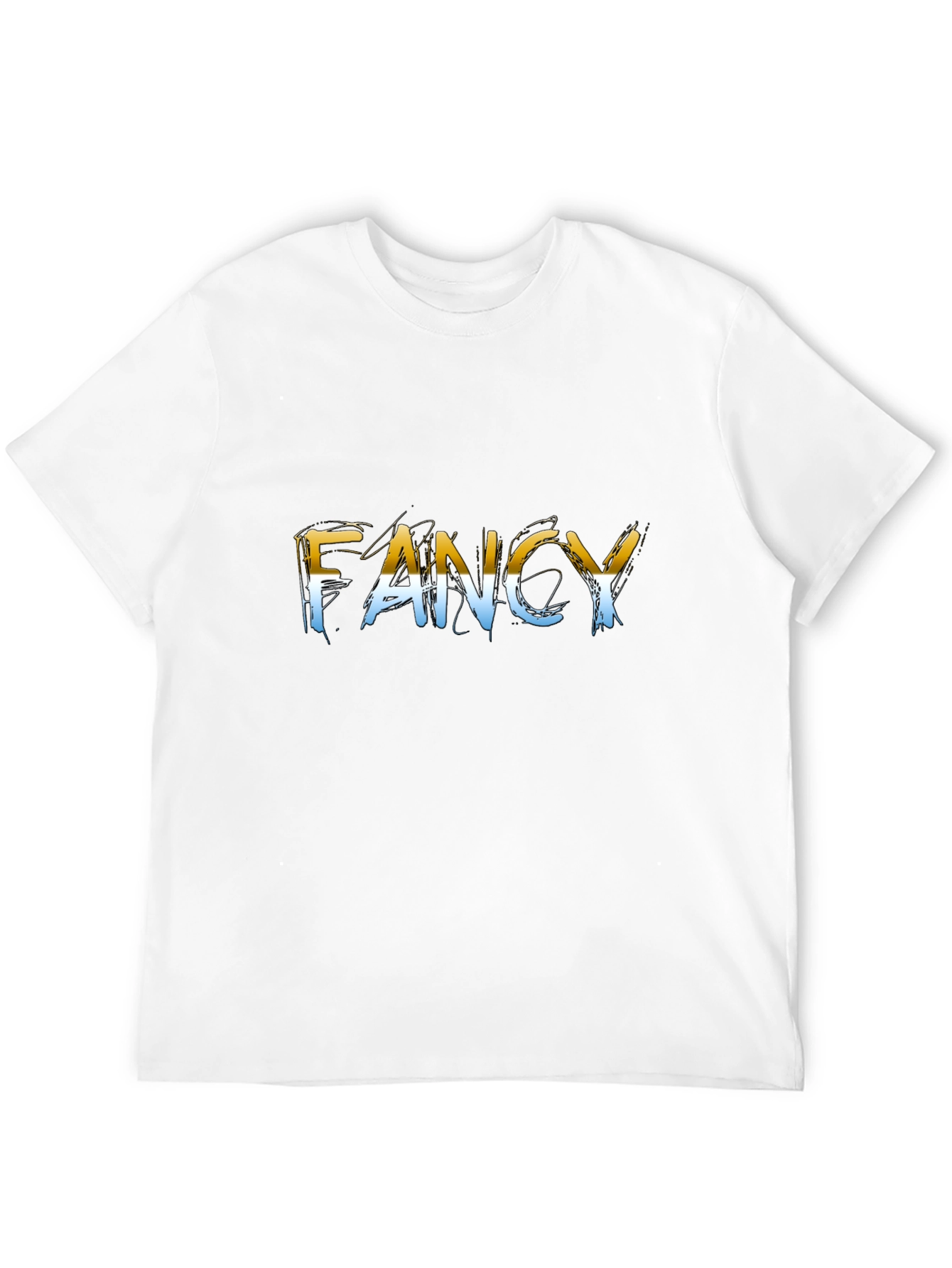 Fancy Graphic Print Black T-Shirt