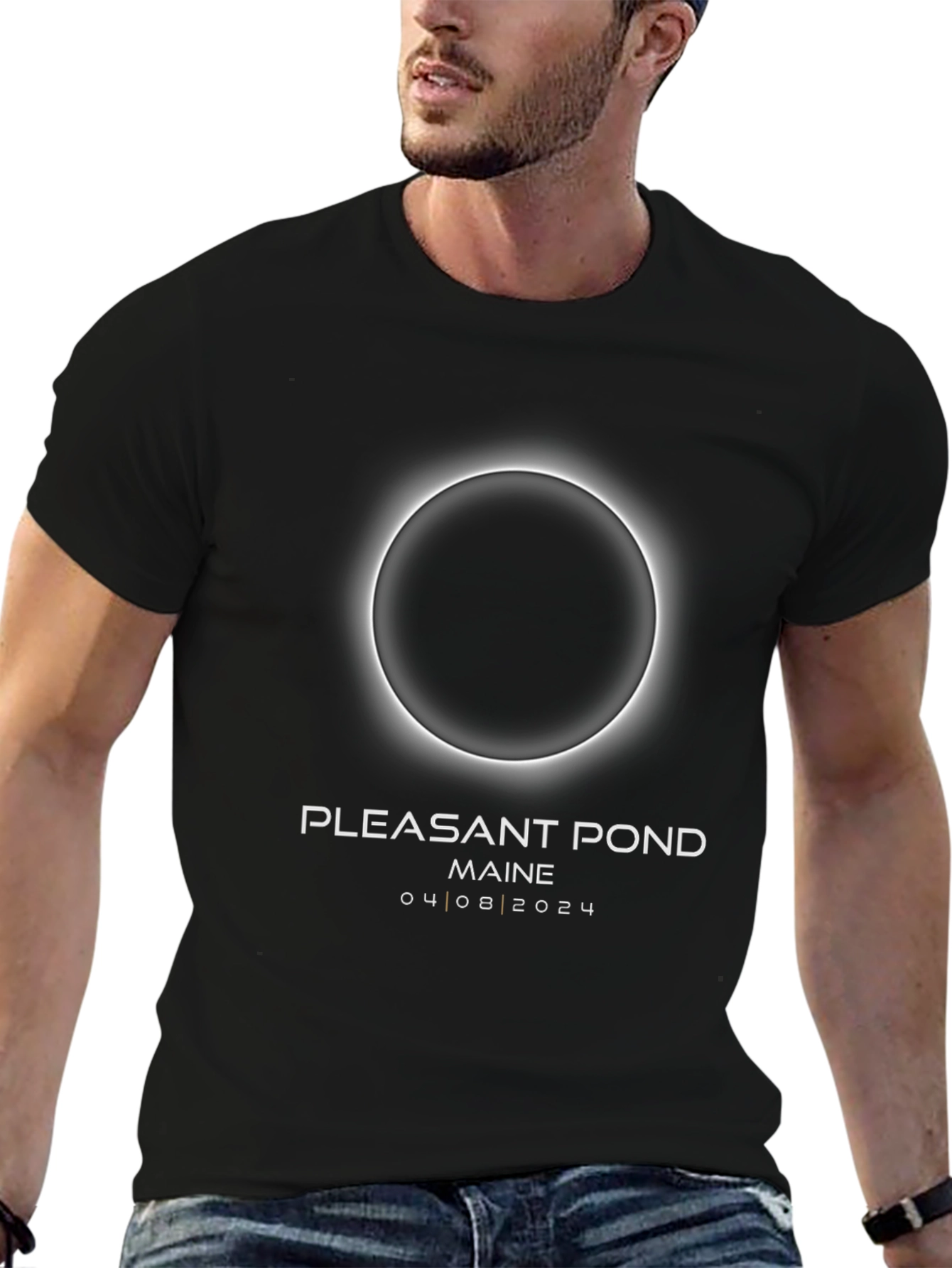 Pleasant Pond Maine 2024 Eclipse T-Shirt