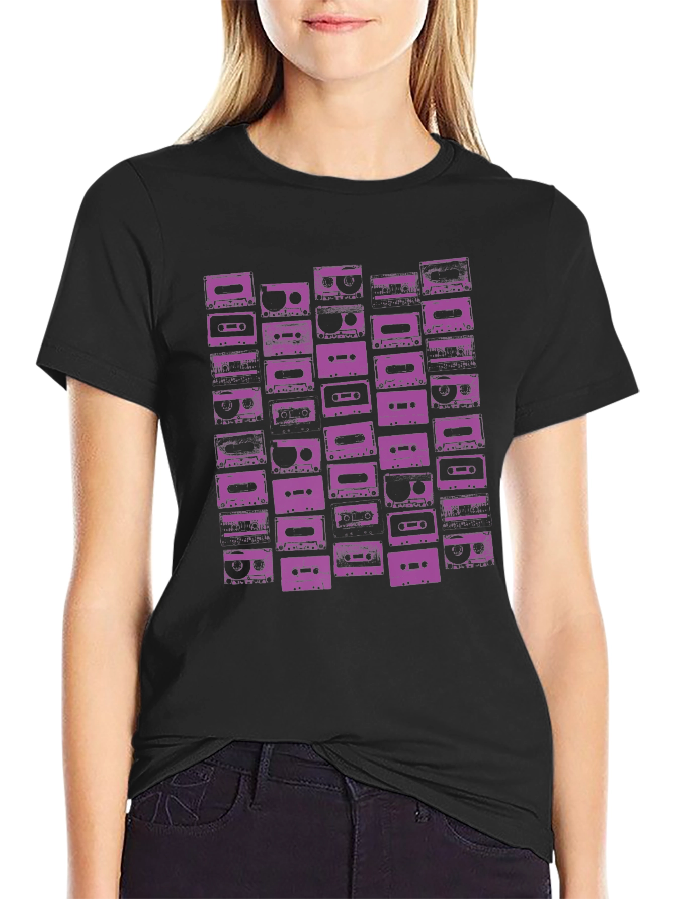 Retro Cassette Tape Graphic T-Shirt