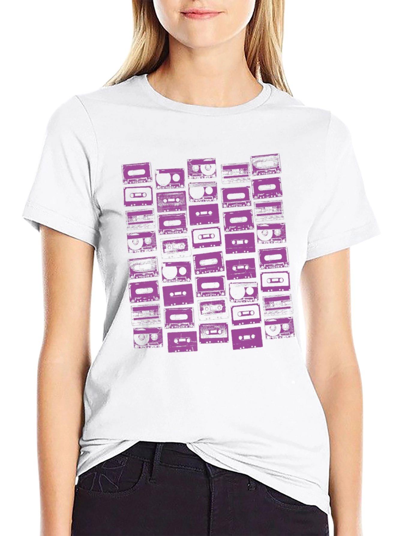 Retro Cassette Tape Graphic T-Shirt