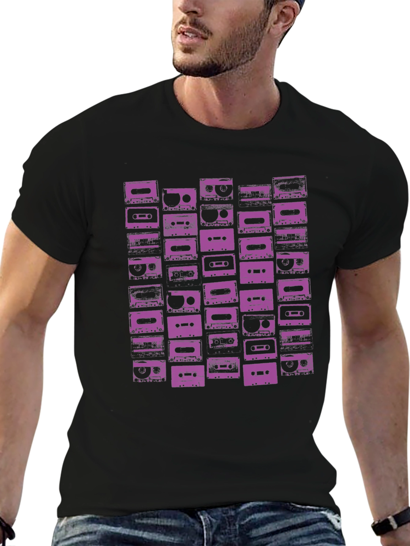Retro Cassette Tape Graphic T-Shirt