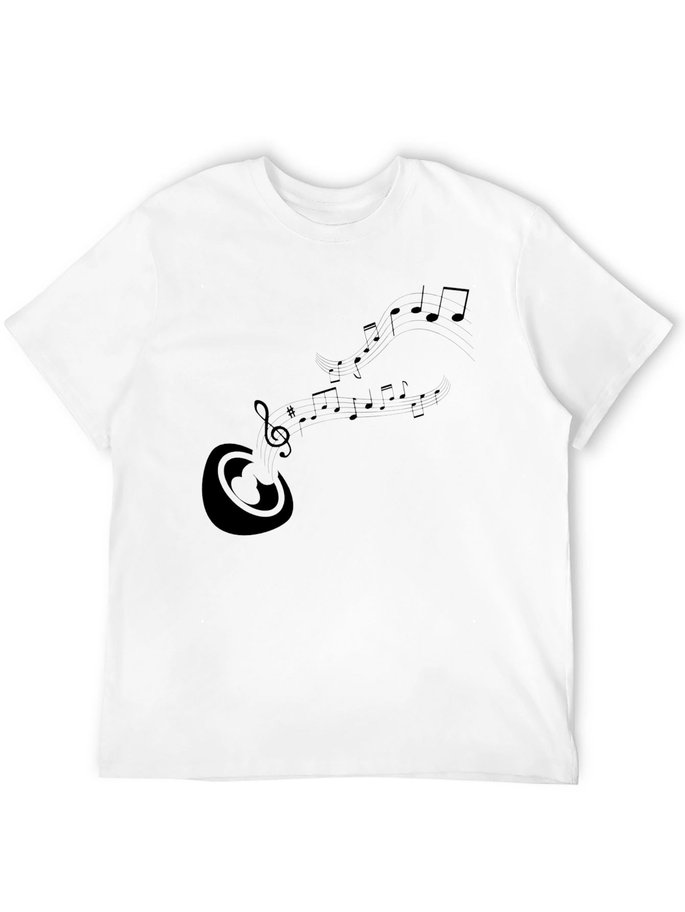 Musical Notes Graphic T-Shirt