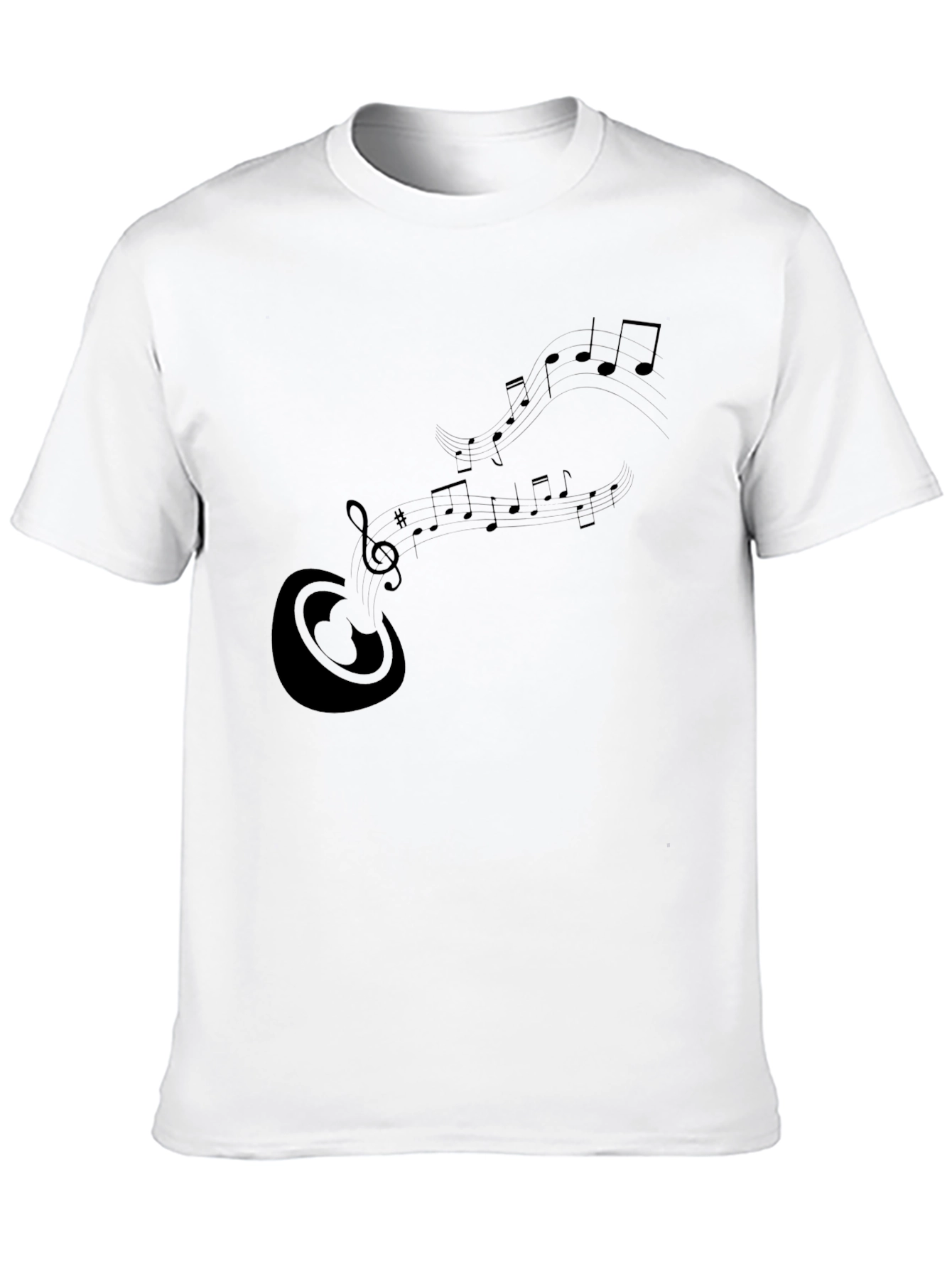 Musical Notes Graphic T-Shirt