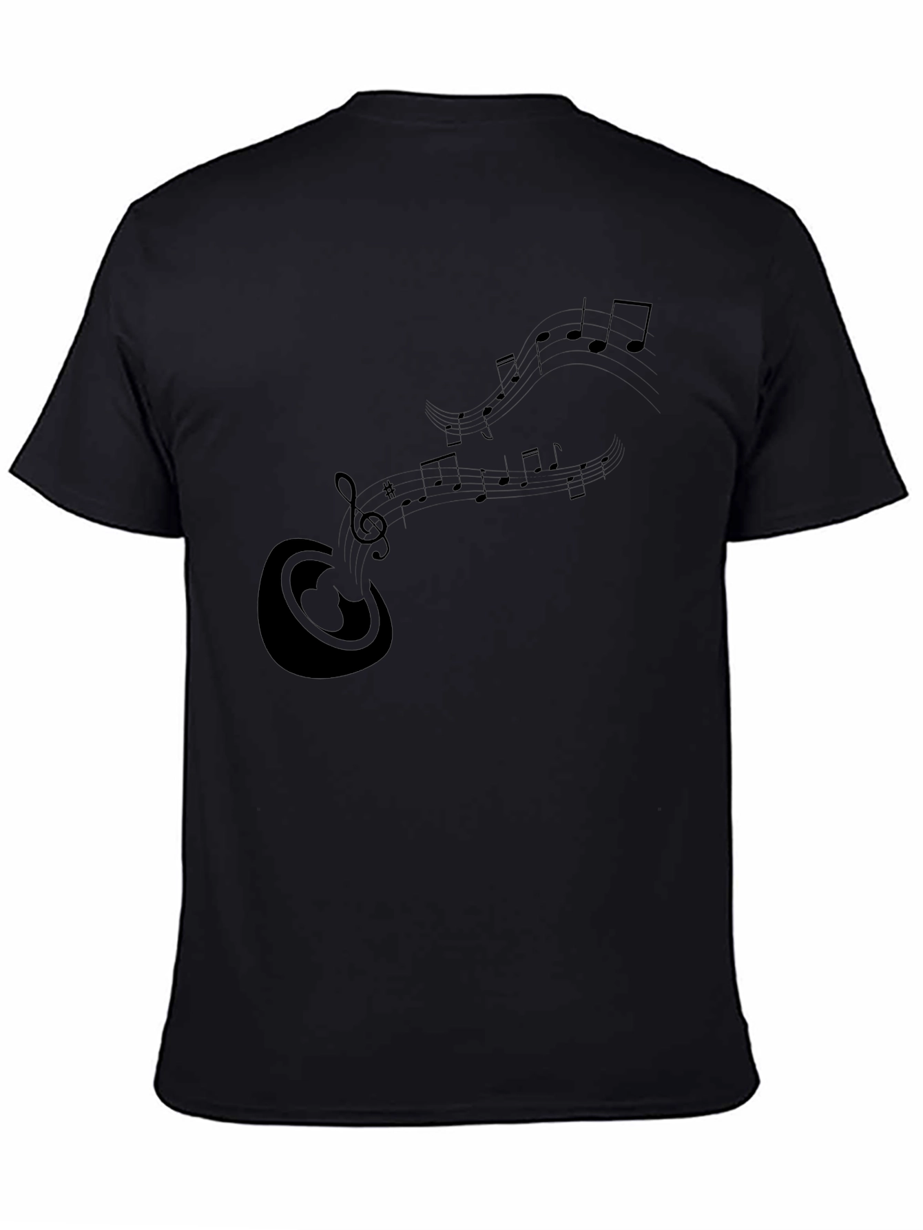 Musical Notes Graphic T-Shirt
