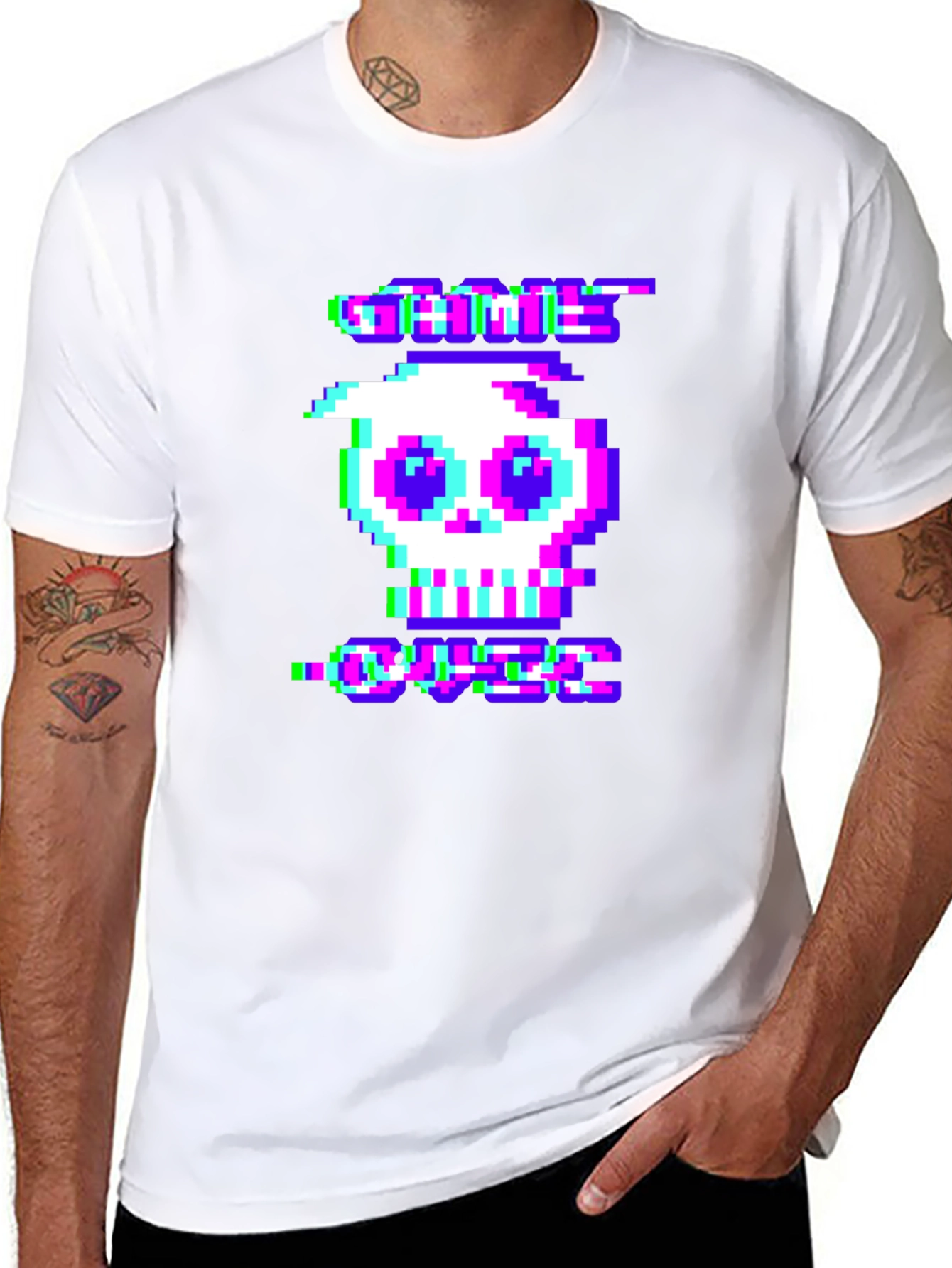 Retro Pixel Game Over T-Shirt