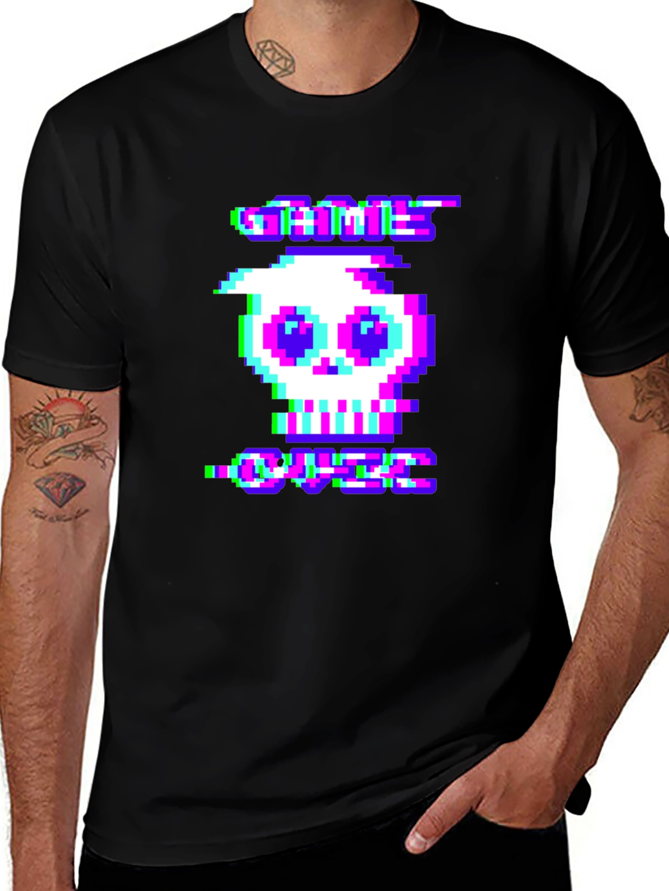 Retro Pixel Game Over T-Shirt